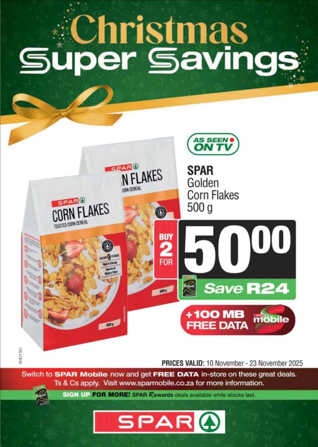 Spar Specials 10 November %E2%80%93 23 November 2025 National Specials