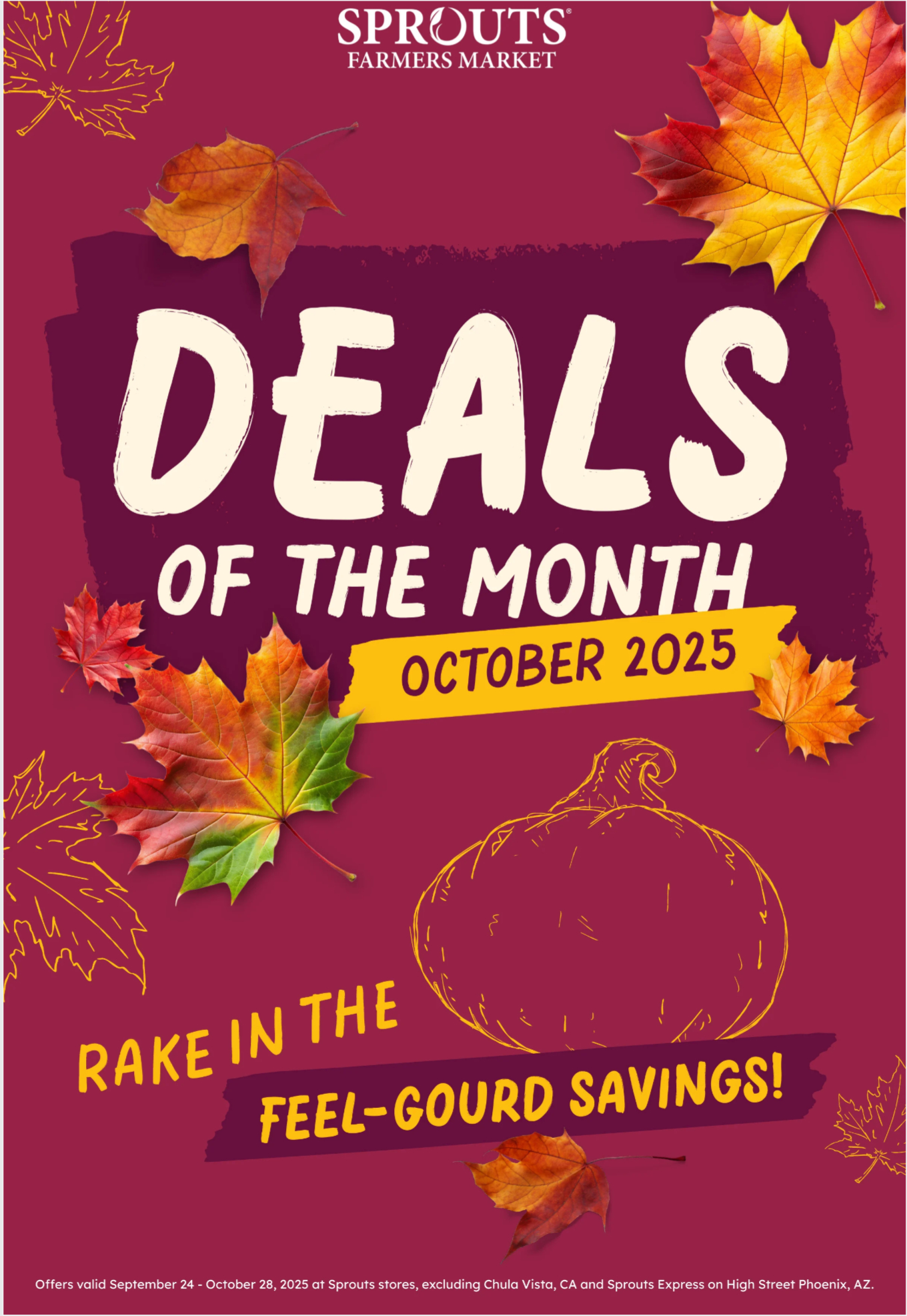 Sprouts Monthly Ad September 23 – October 21, 2025 1