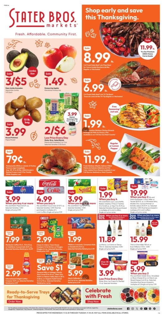 Stater Bros Weekly Ad November 12 – November 18, 2025 3 Stater Bros Weekly Ad November 12 – November 18, 2025