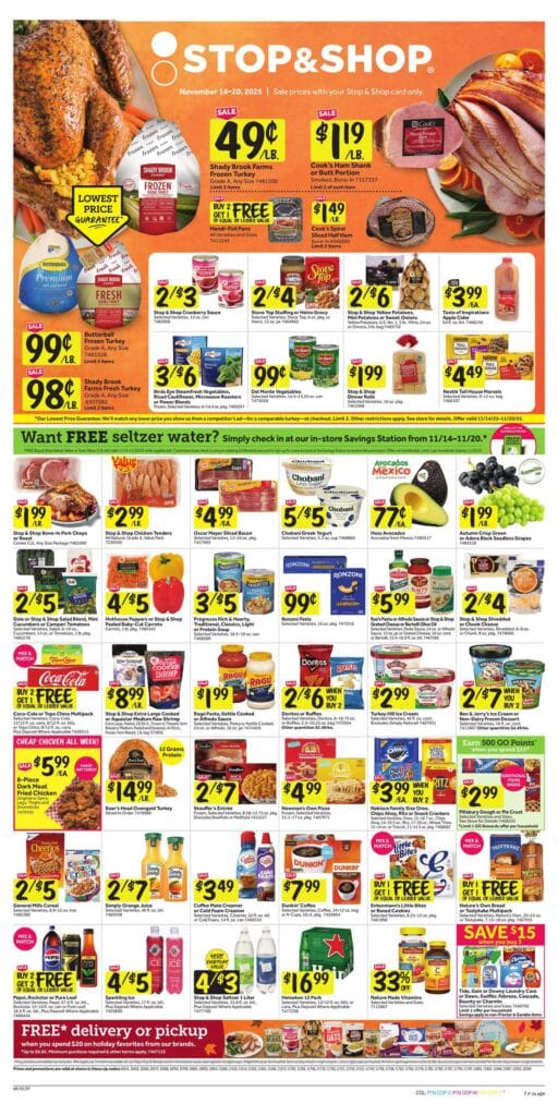 Stop & Shop Flyer Sale November 14 – November 20, 2025