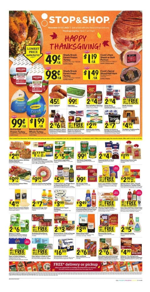 Stop and Shop Circular Preview November 21 – November 27, 2025