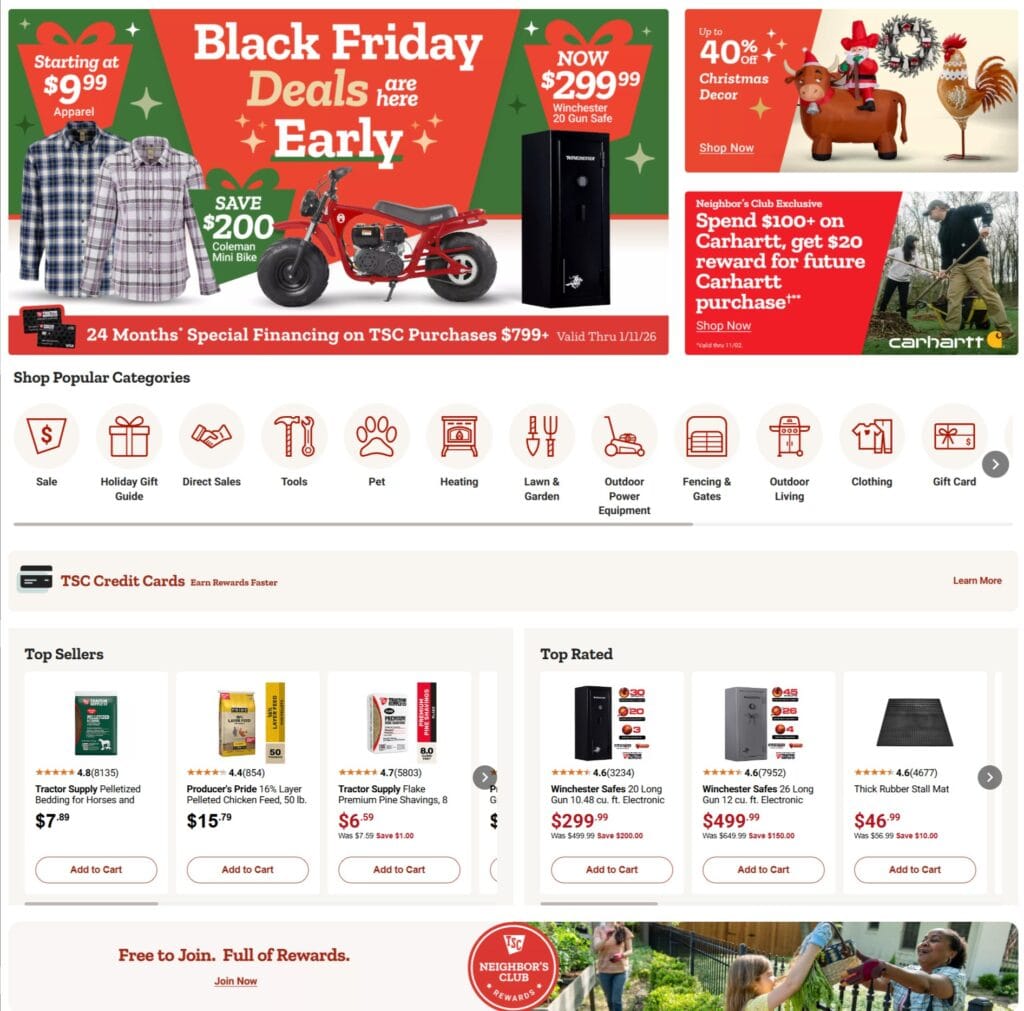 Tractor Supply Ad November 3 – November 16, 2025