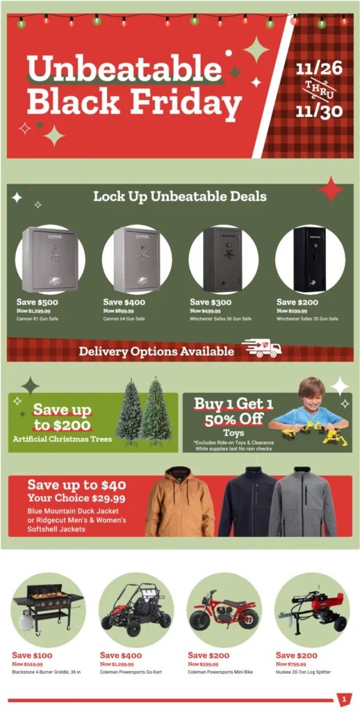 Tractor Supply Black Friday Sale Ad 2025