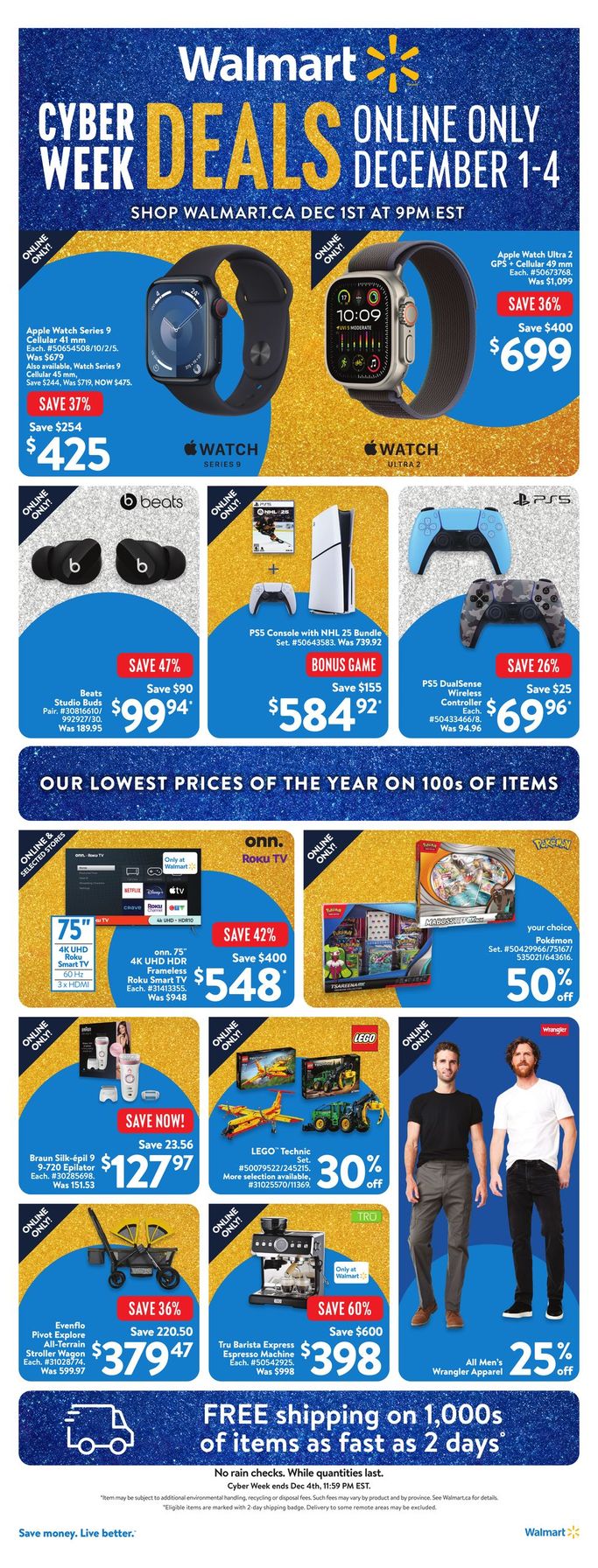 Walmart Cyber Monday 2025 Canada Deals 1 Wamart Cyber Monday 2024 flyer