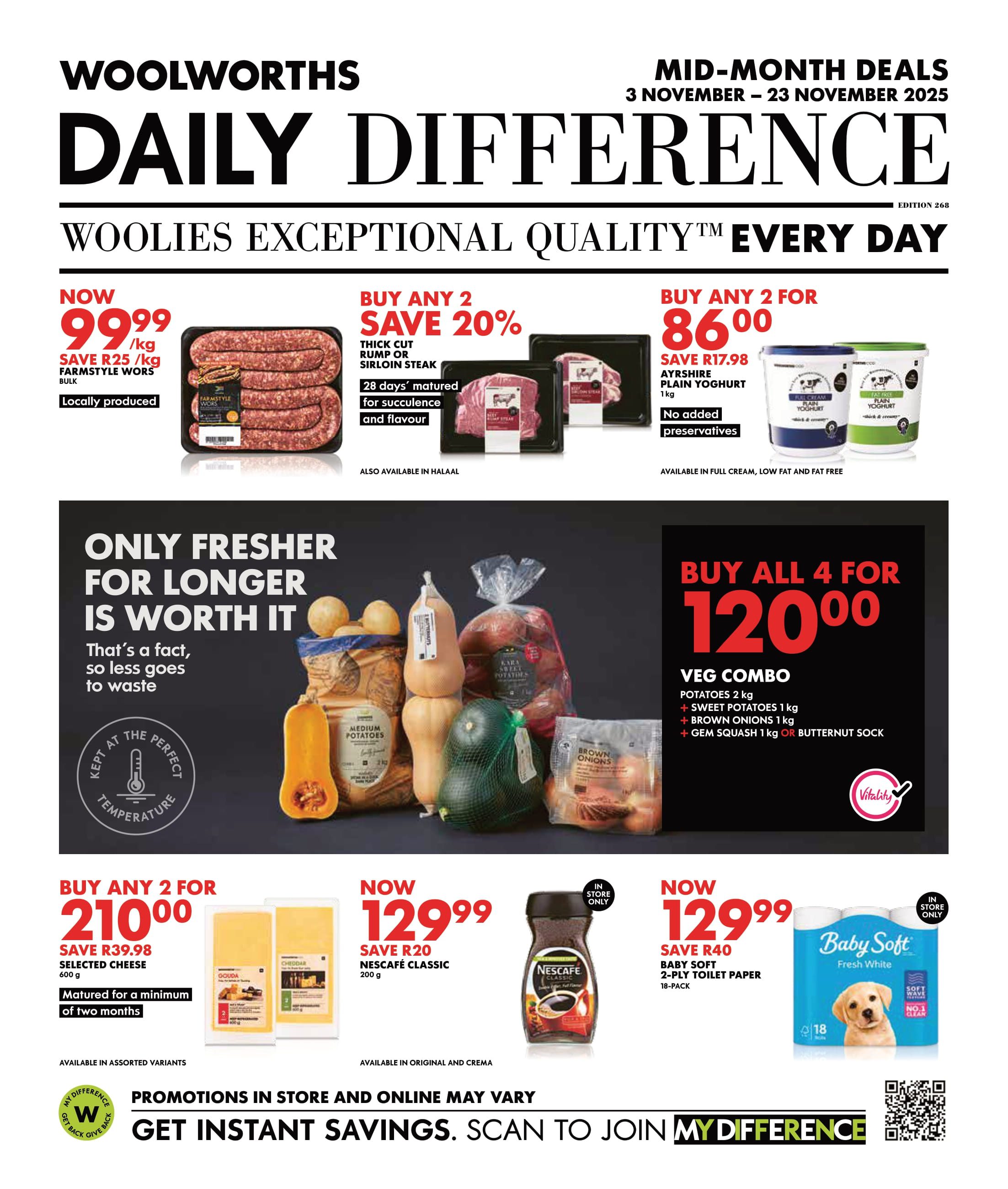Woolworths Specials 3 November – 23 November, 2025 1