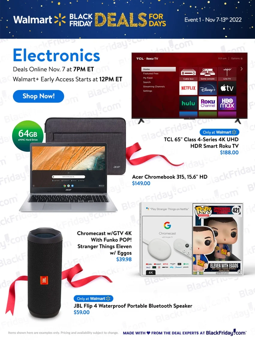 Walmart weekly ad this week Black Friday 2023 Ad – Event 1 Preview