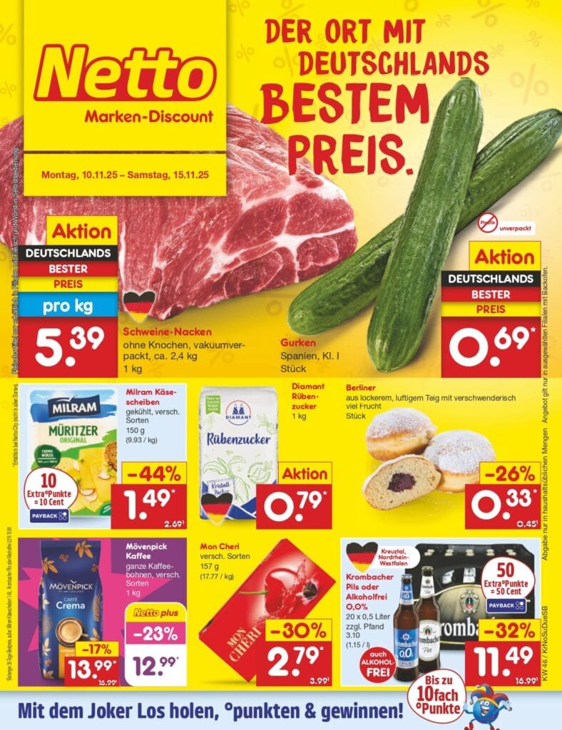 Netto Prospekt gültig vom 10.11.2025 bis 15.11.2025