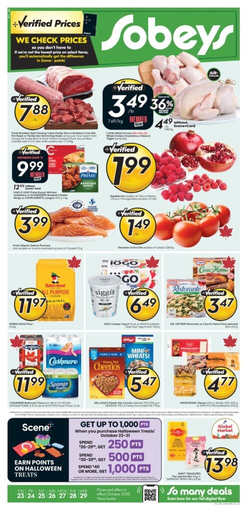 Sobeys (Atlantic) Flyer October 23 – October 29, 2025