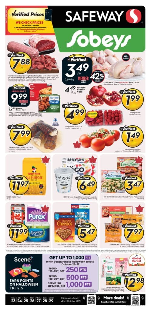 Sobeys Flyer (West) October 23 – October 29, 2025