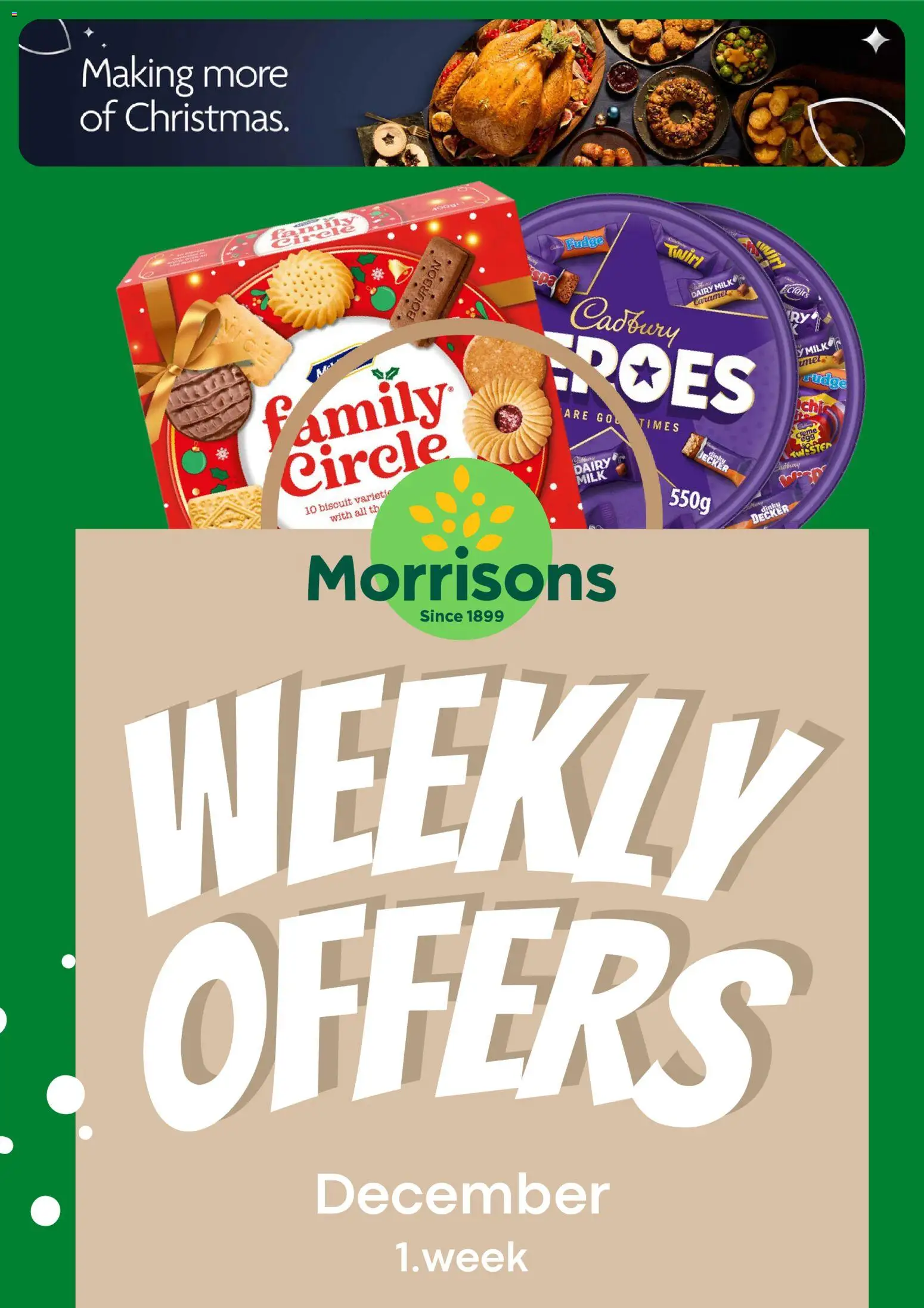 Morrison supermarket offers Monday 01 December