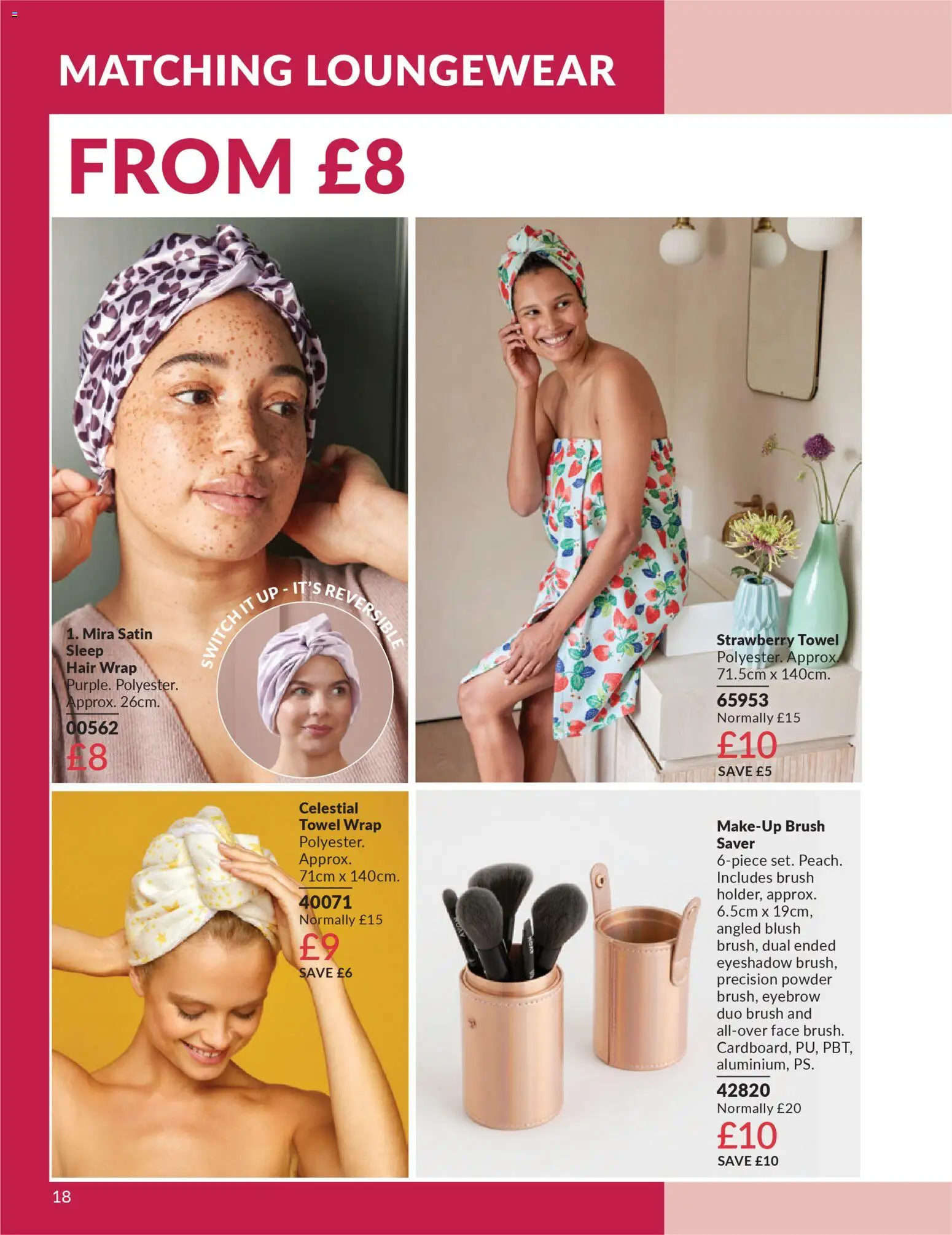 {H1} | Page: 18 | Products: Powder, Brush, Towel, Strawberry {H1} | Page: 18 | Products: Powder, Brush, Towel, Strawberry