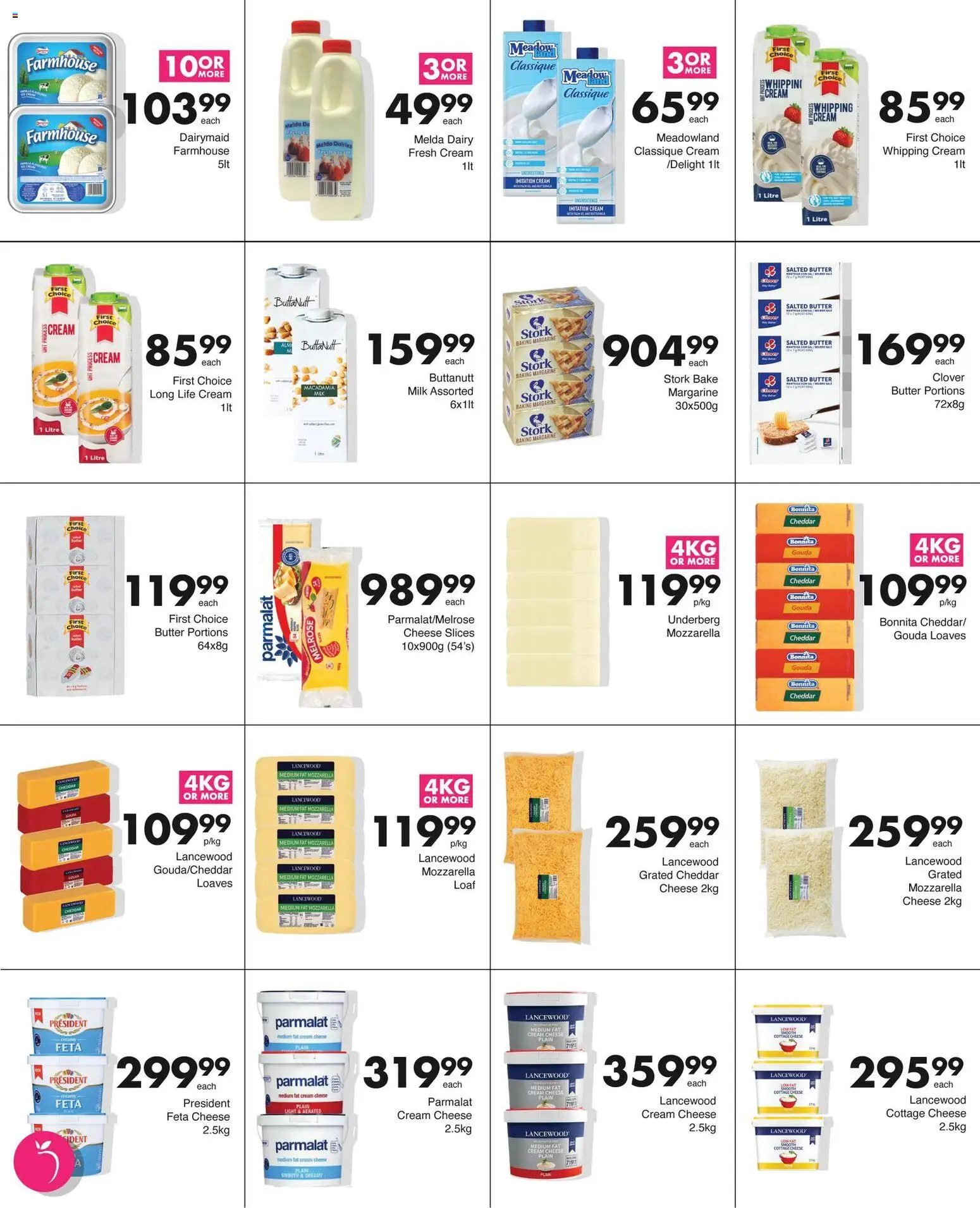New Save catalogue – valid from 17.11.2025 | Page: 2 | Products: Margarine, Cream, Cottage cheese, Máscara de pestañas