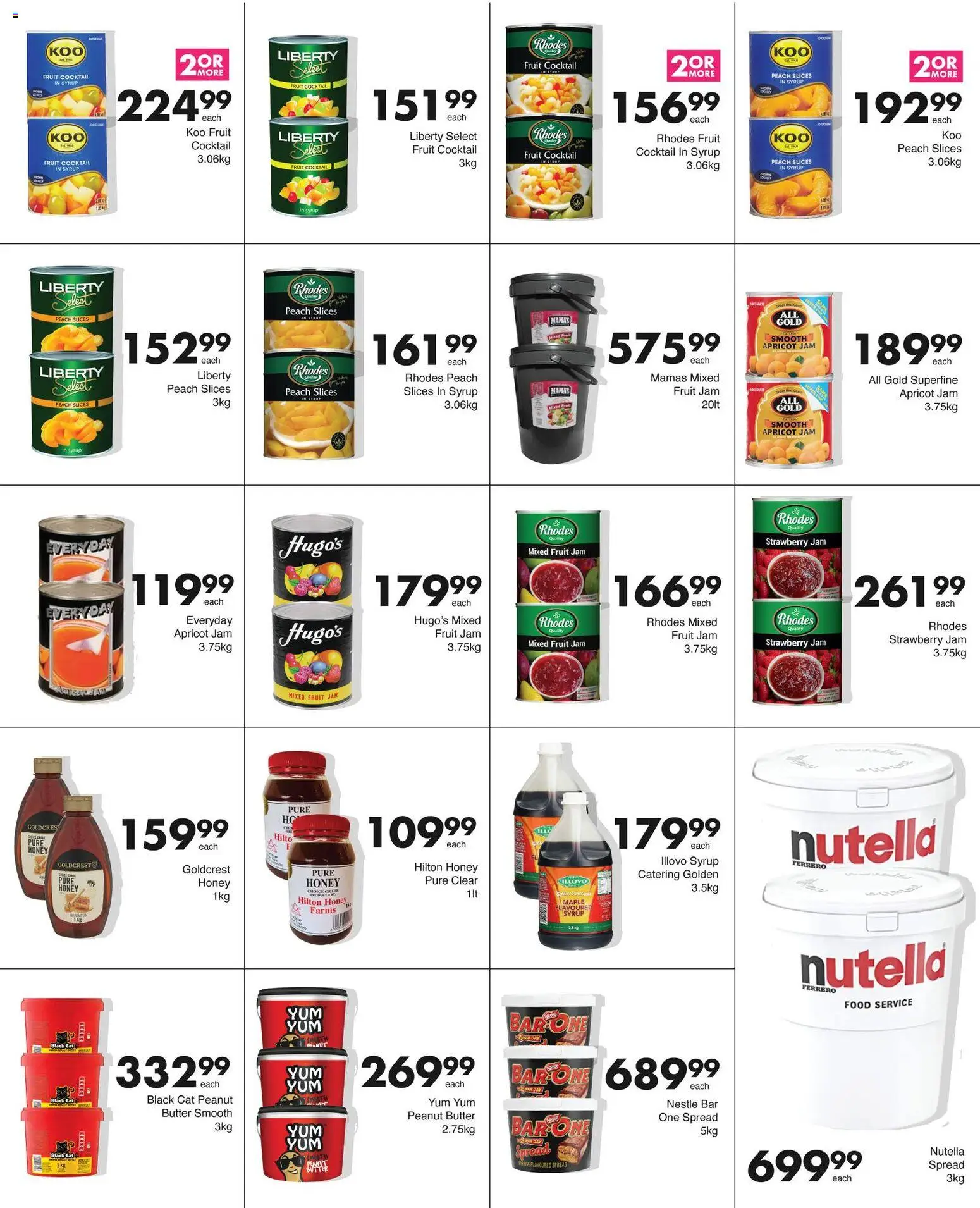 New Save catalogue – valid from 17.11.2025 | Page: 6 | Products: Butter, Peanut butter, Syrup, Fruit