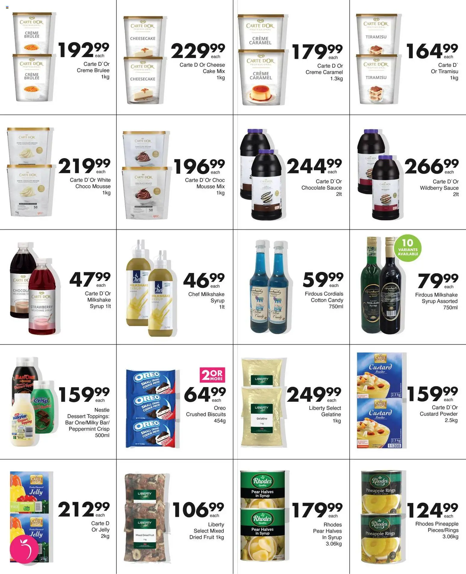 New Save catalogue – valid from 17.11.2025 | Page: 5 | Products: Custard, Pó talco, Pineapple, Caramel