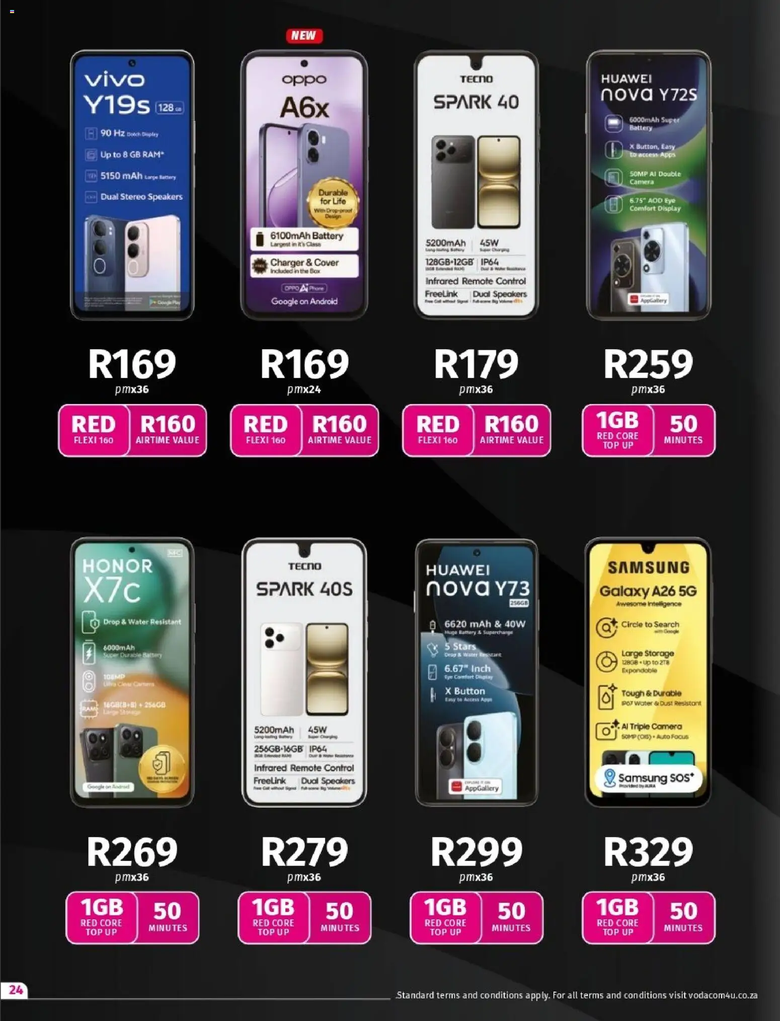 New Vodacom catalogue – valid from 07.11.2025 | Page: 24 | Products: Cover, Camera, Box, Water