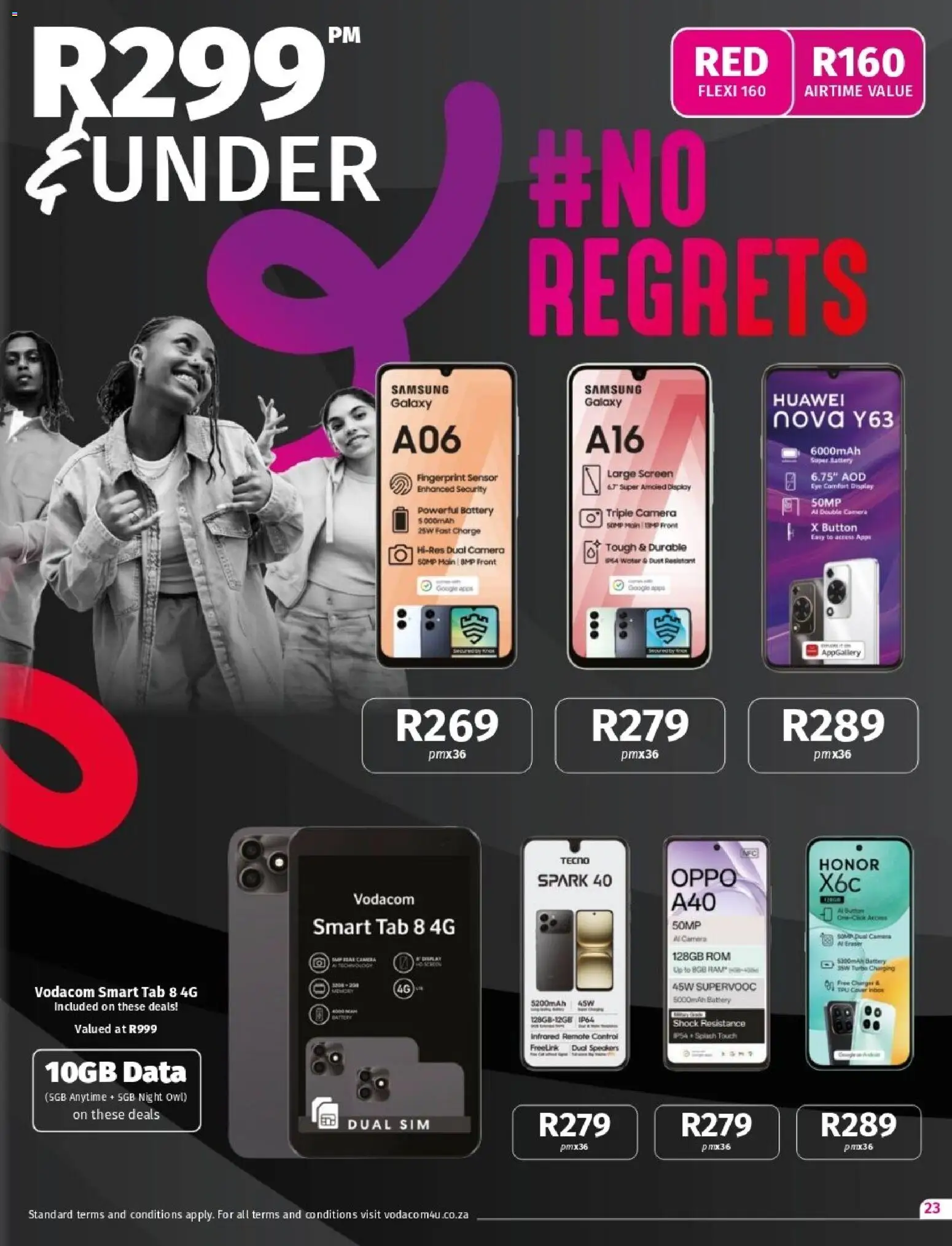 New Vodacom catalogue – valid from 07.11.2025 | Page: 23 | Products: Data, Sim, Cover, Water