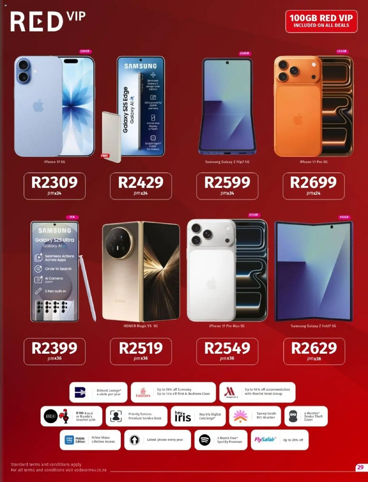 New Vodacom catalogue – valid from 07.11.2025 | Page: 29 | Products: Cover, Phone, Desk, Pen