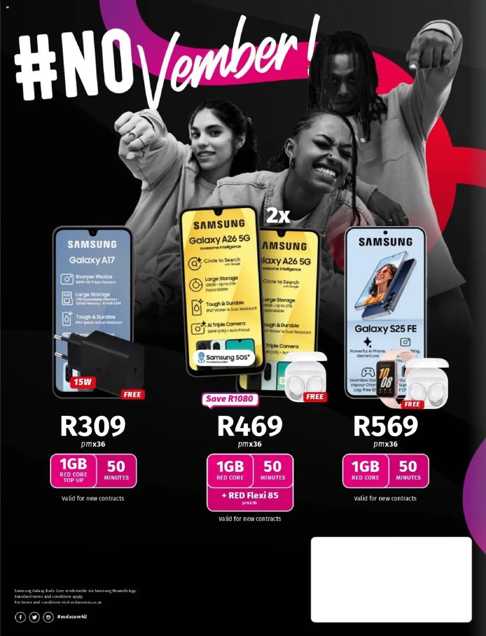 New Vodacom catalogue – valid from 07.11.2025 | Page: 32 | Products: Camera, Water