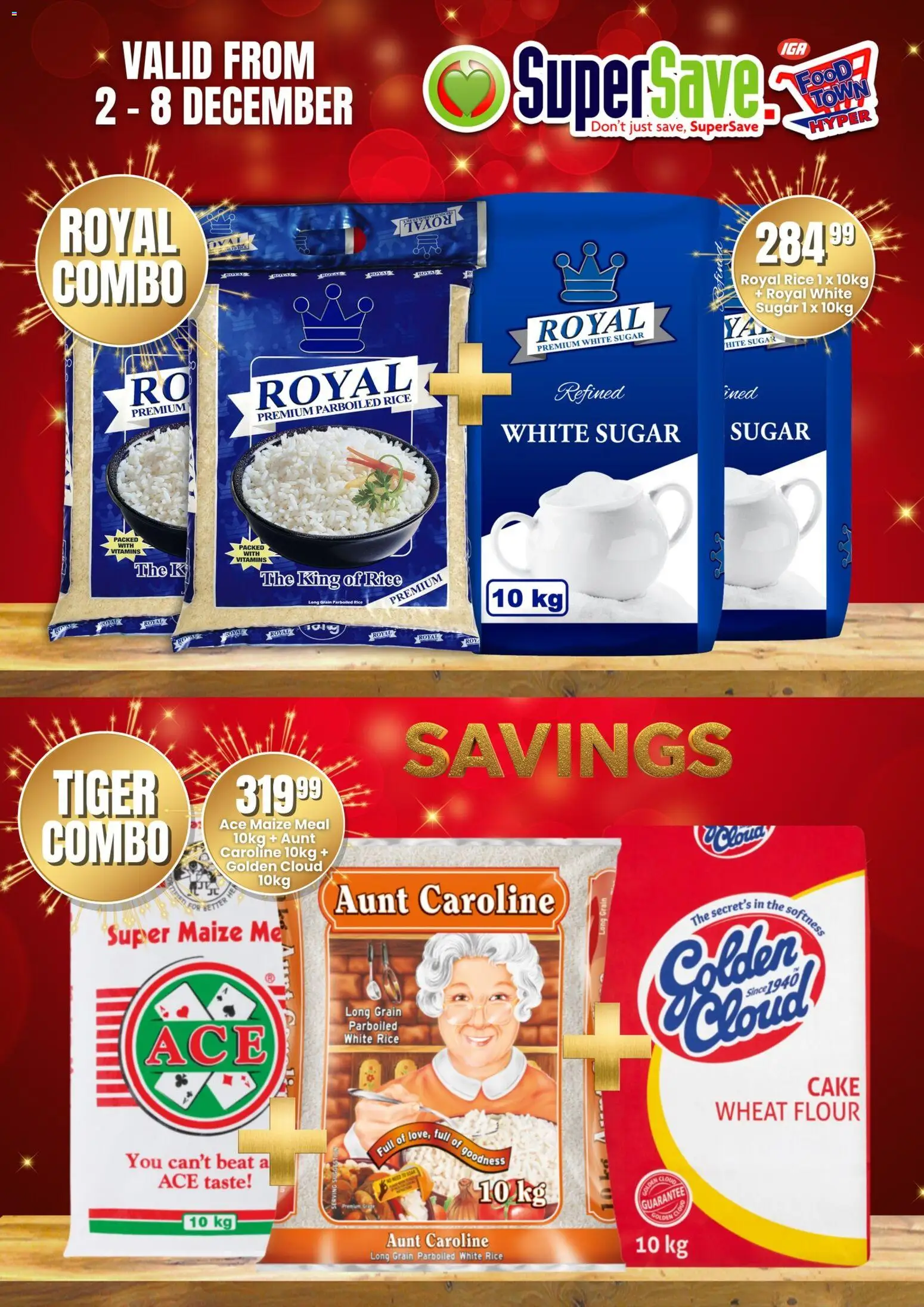 New Super Save catalogue – valid from 02.12.2025 | Page: 5 | Products: Cake, Flour, Maize meal, Rice New Super Save catalogue – valid from 02.12.2025 | Page: 5 | Products: Cake, Flour, Maize meal, Rice