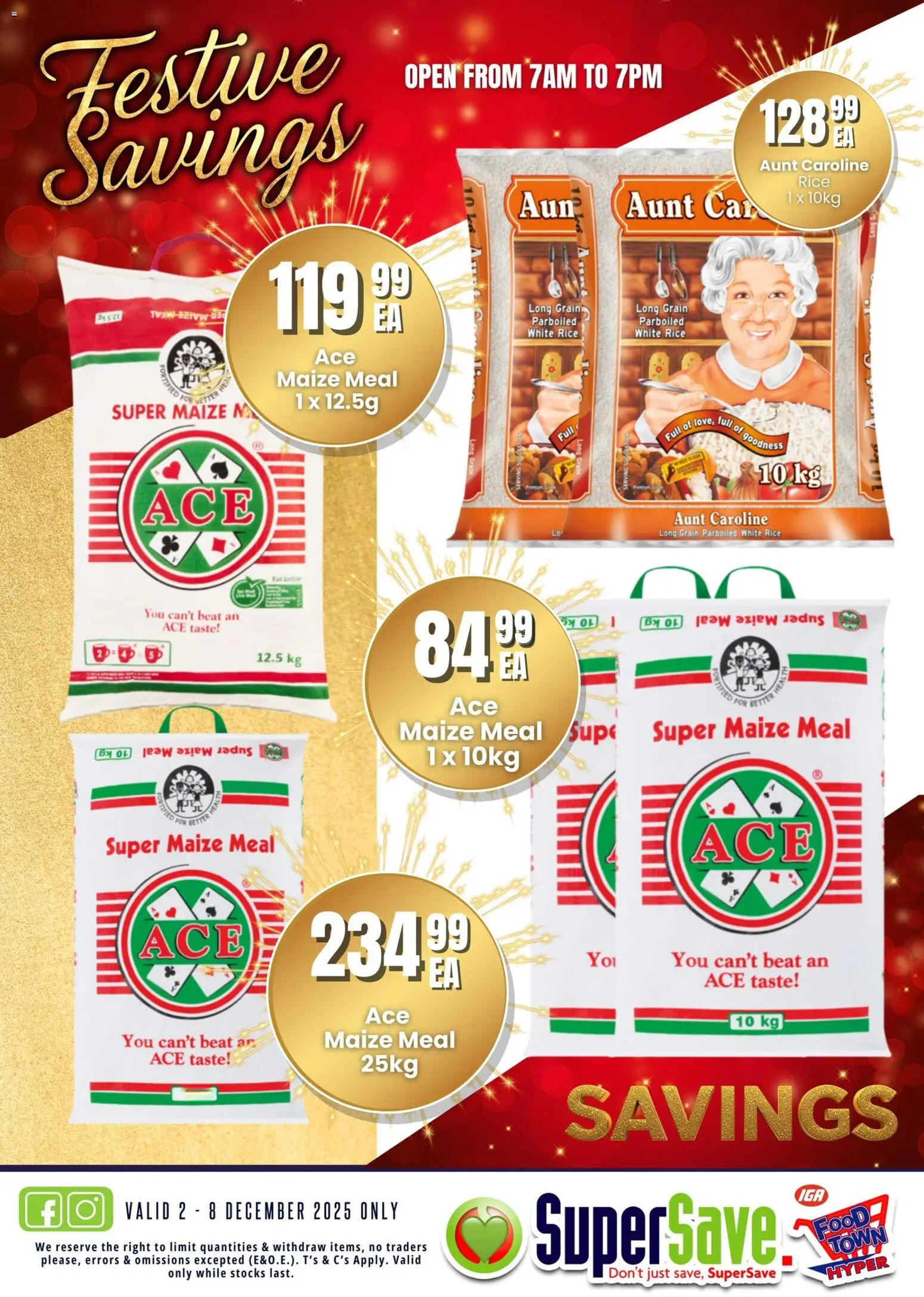 New Super Save catalogue – valid from 02.12.2025 | Page: 11 | Products: Maize meal, Rice New Super Save catalogue – valid from 02.12.2025 | Page: 11 | Products: Maize meal, Rice