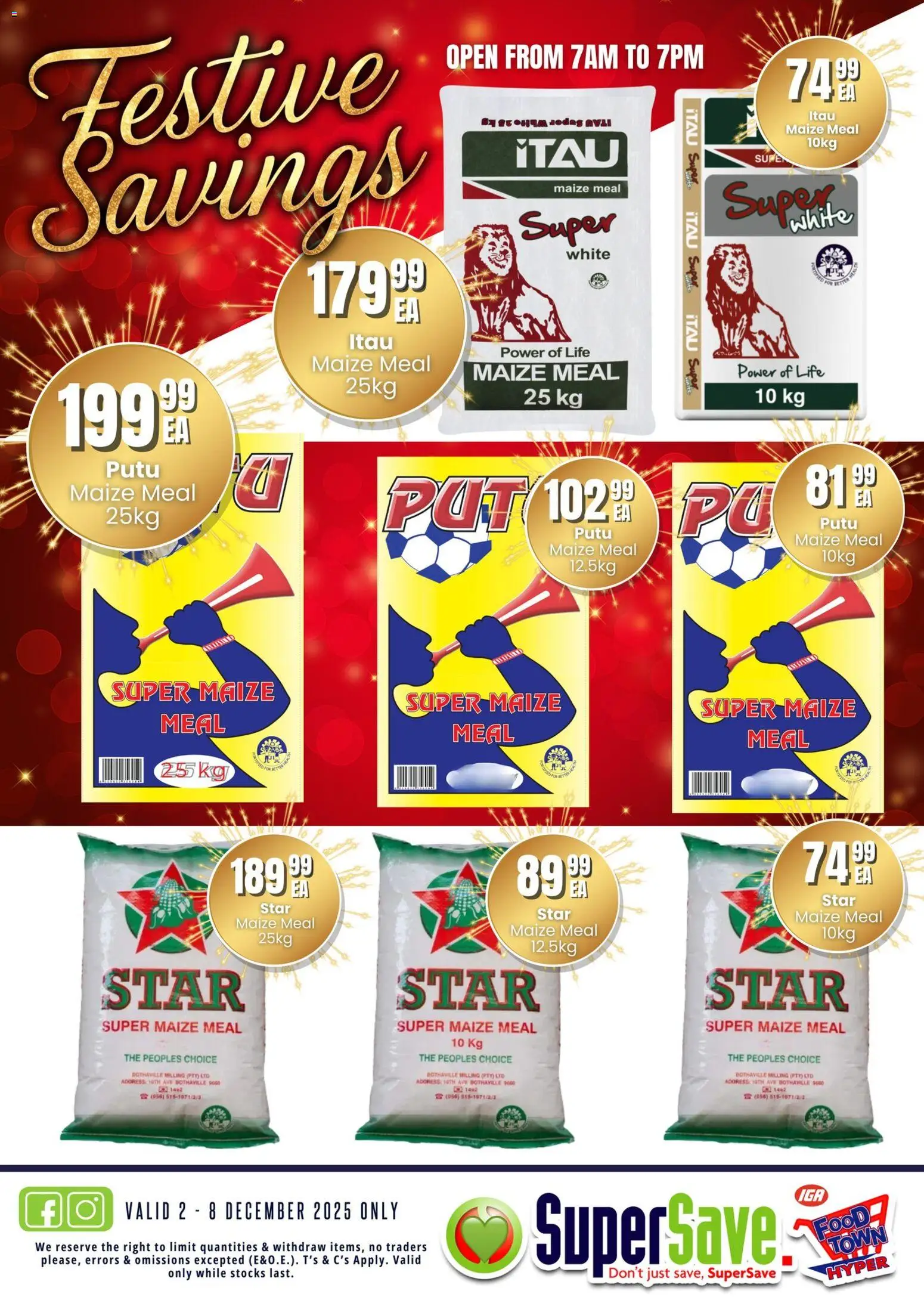 New Super Save catalogue – valid from 02.12.2025 | Page: 13 | Products: Maize meal New Super Save catalogue – valid from 02.12.2025 | Page: 13 | Products: Maize meal