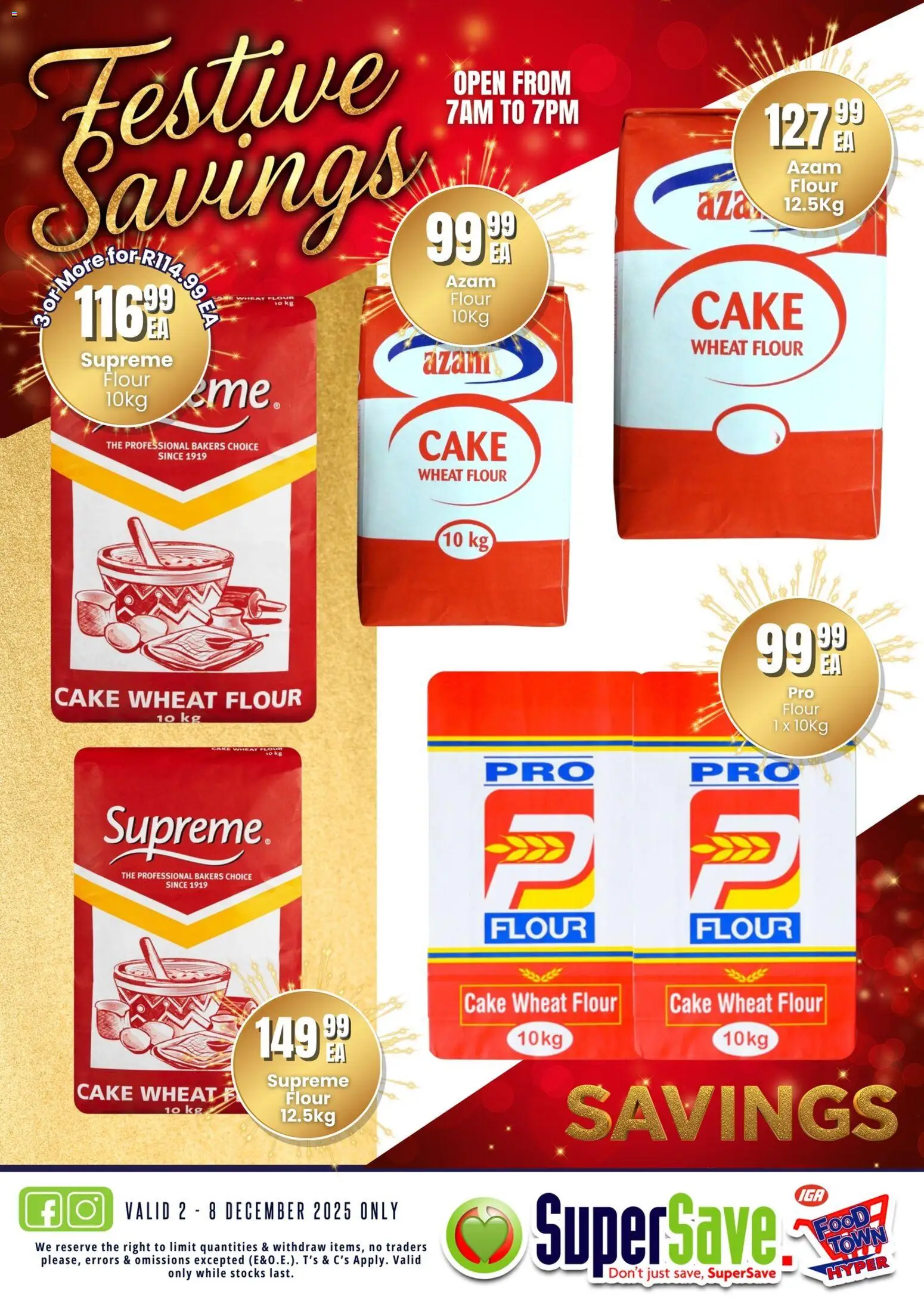 New Super Save catalogue – valid from 02.12.2025 | Page: 14 | Products: Cake, Flour New Super Save catalogue – valid from 02.12.2025 | Page: 14 | Products: Cake, Flour
