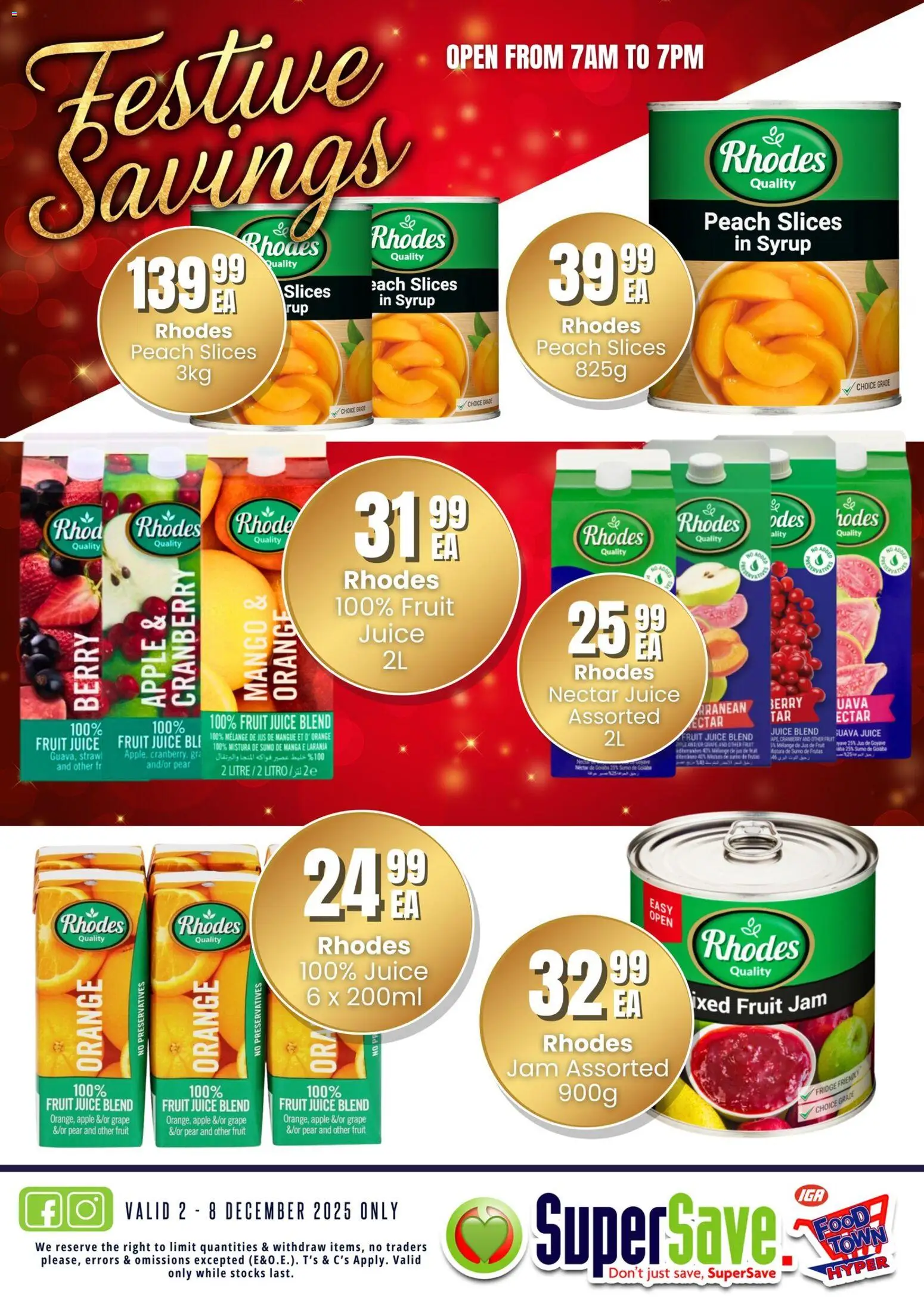New Super Save catalogue – valid from 02.12.2025 | Page: 24 | Products: Jam, Juice, Fruit, Peach New Super Save catalogue – valid from 02.12.2025 | Page: 24 | Products: Jam, Juice, Fruit, Peach