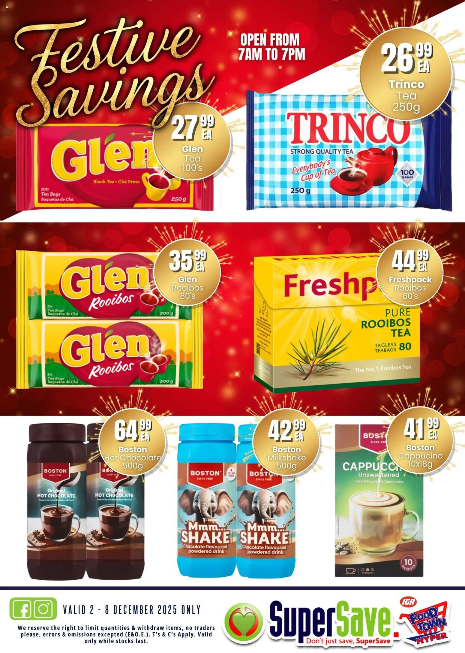 New Super Save catalogue – valid from 02.12.2025 | Page: 28 | Products: Hot chocolate, Chocolate, Tea New Super Save catalogue – valid from 02.12.2025 | Page: 28 | Products: Hot chocolate, Chocolate, Tea