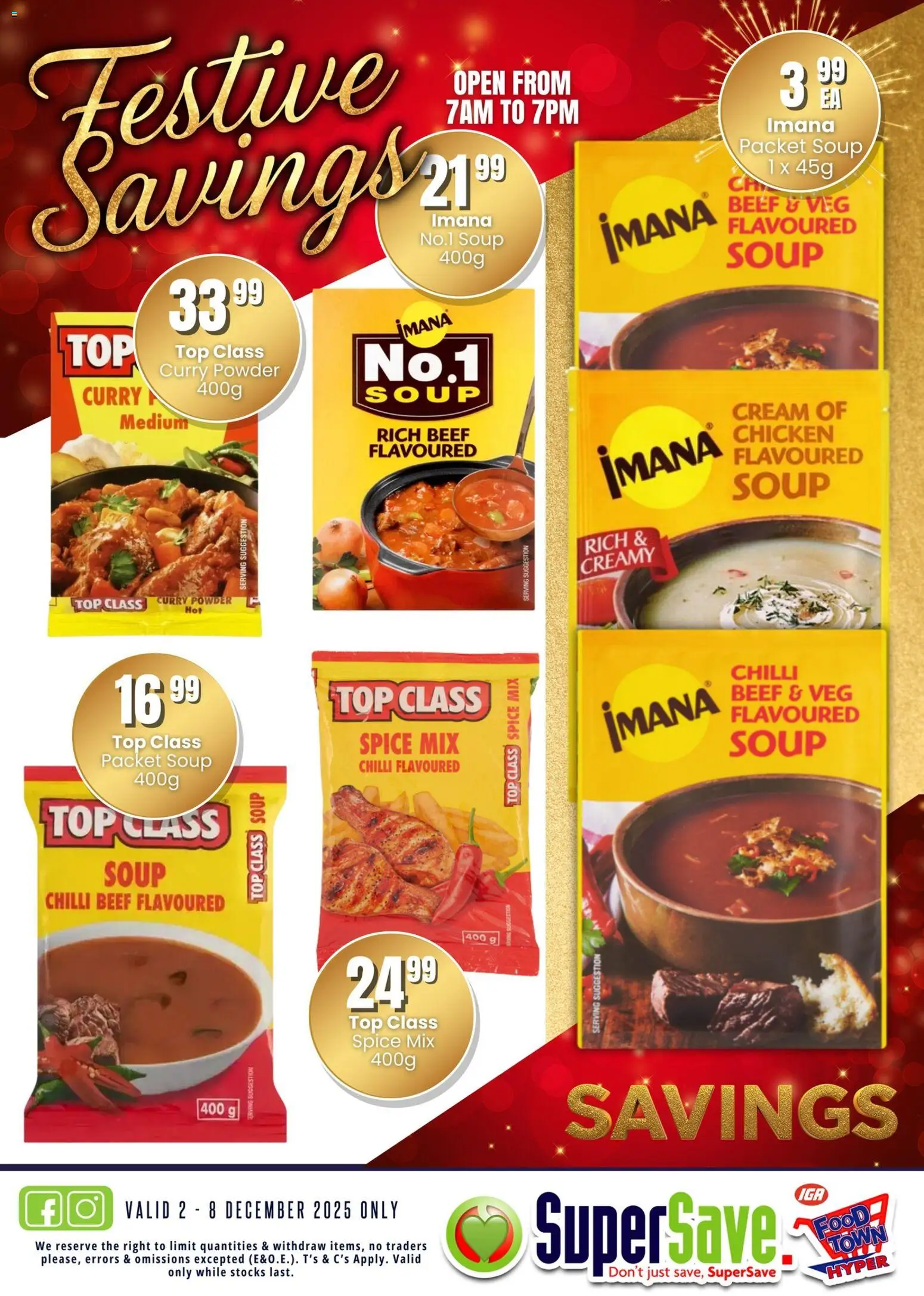 New Super Save catalogue – valid from 02.12.2025 | Page: 33 | Products: Beef, Cream, Soup, Curry powder New Super Save catalogue – valid from 02.12.2025 | Page: 33 | Products: Beef, Cream, Soup, Curry powder