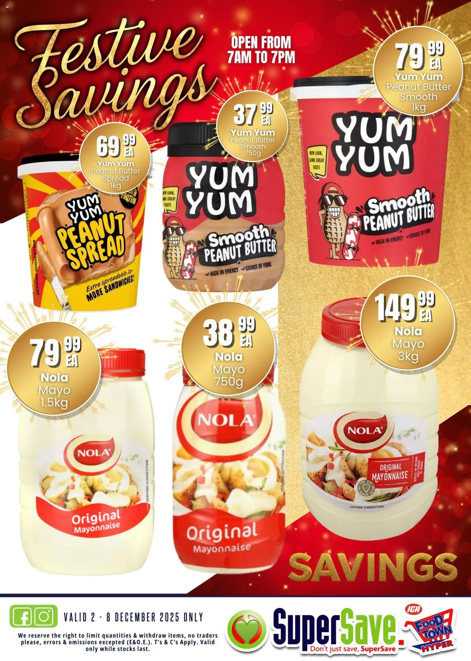 New Super Save catalogue – valid from 02.12.2025 | Page: 38 | Products: Butter, Peanut butter, Mayonnaise New Super Save catalogue – valid from 02.12.2025 | Page: 38 | Products: Butter, Peanut butter, Mayonnaise