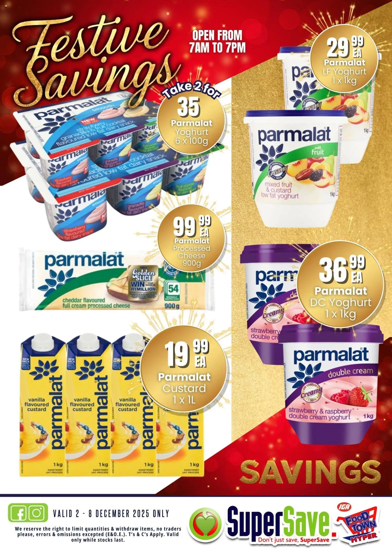 New Super Save catalogue – valid from 02.12.2025 | Page: 48 | Products: Custard, Yoghurt, Cheese, Cream New Super Save catalogue – valid from 02.12.2025 | Page: 48 | Products: Custard, Yoghurt, Cheese, Cream