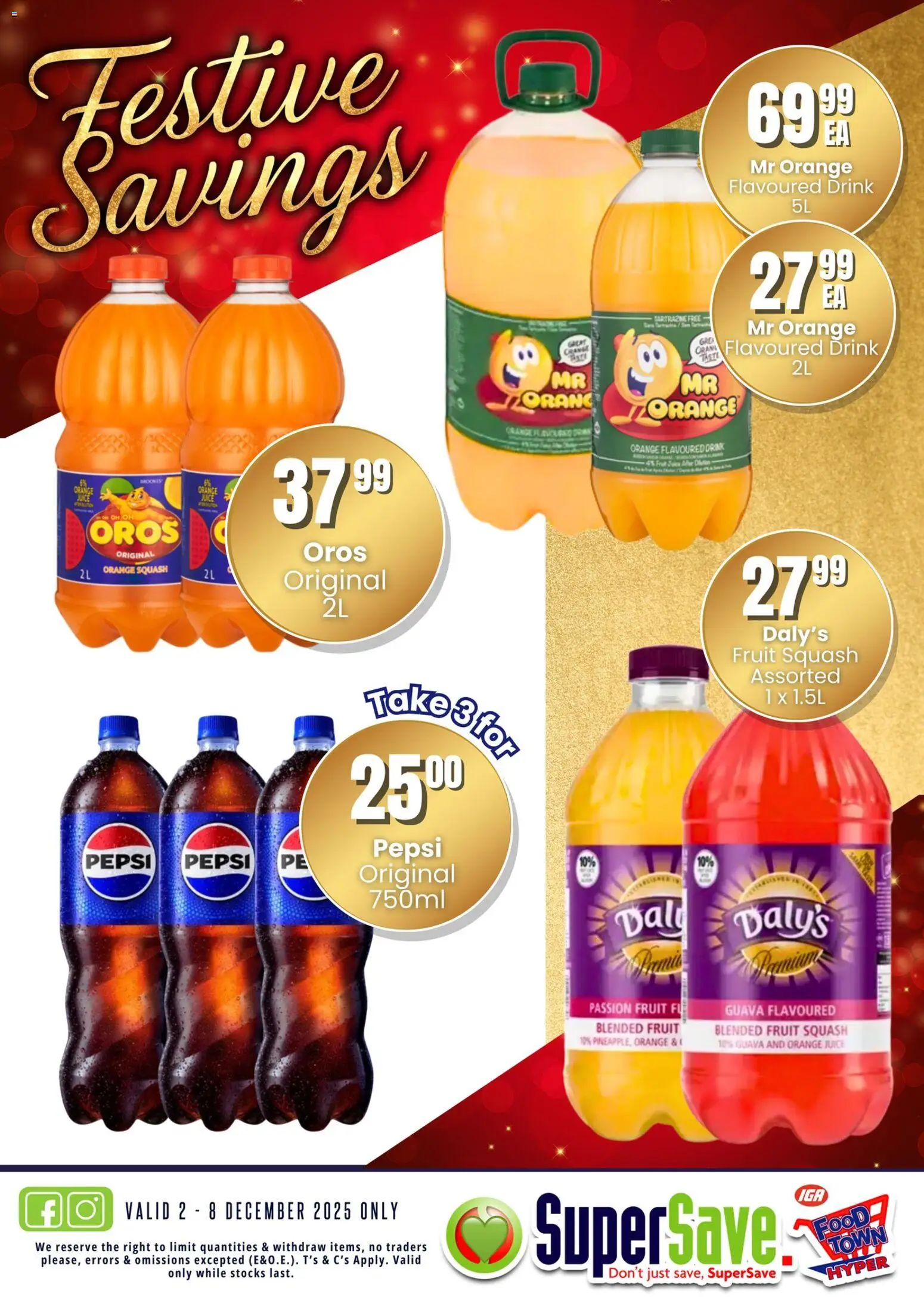 New Super Save catalogue – valid from 02.12.2025 | Page: 53 | Products: Squash, Juice, Fruit New Super Save catalogue – valid from 02.12.2025 | Page: 53 | Products: Squash, Juice, Fruit