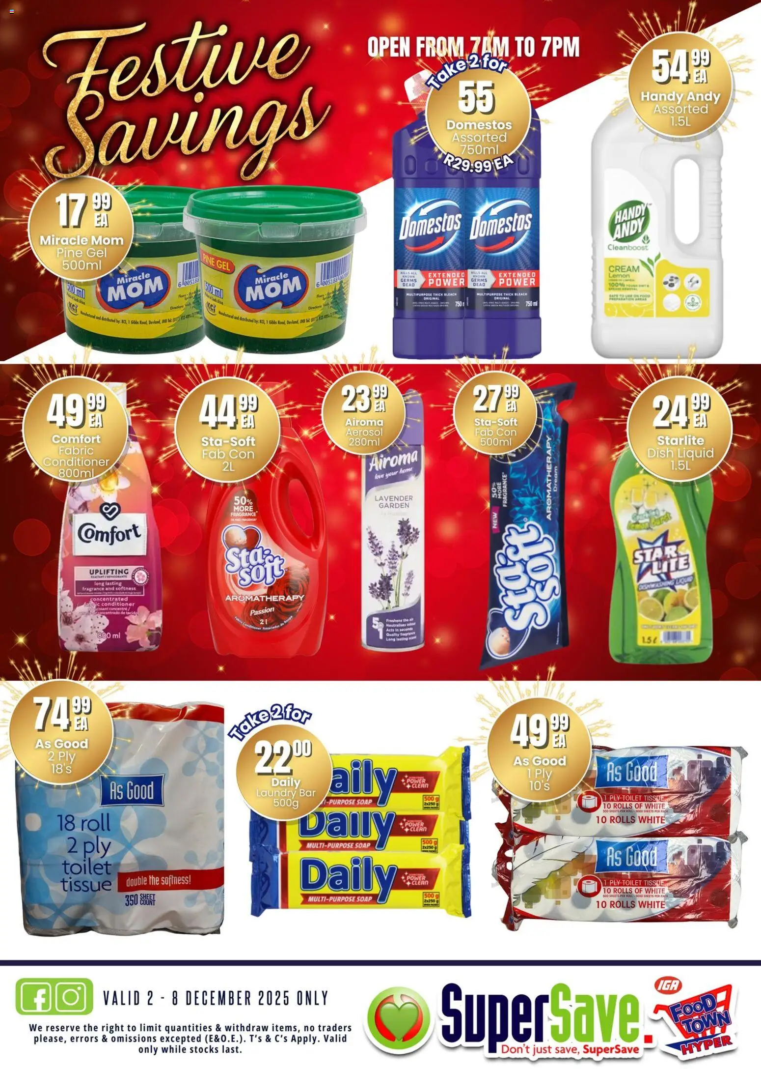 New Super Save catalogue – valid from 02.12.2025 | Page: 59 | Products: Bleach, Fragrance, Conditioner, Lemon New Super Save catalogue – valid from 02.12.2025 | Page: 59 | Products: Bleach, Fragrance, Conditioner, Lemon
