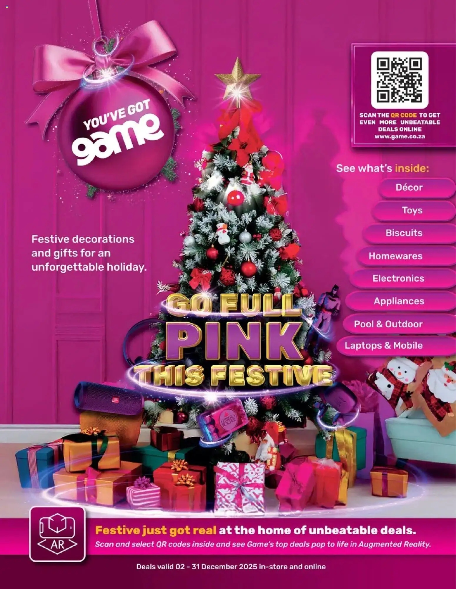 Game - Go Full Pink This Festive (02/12/2025 - 31/12/2025) Online 1