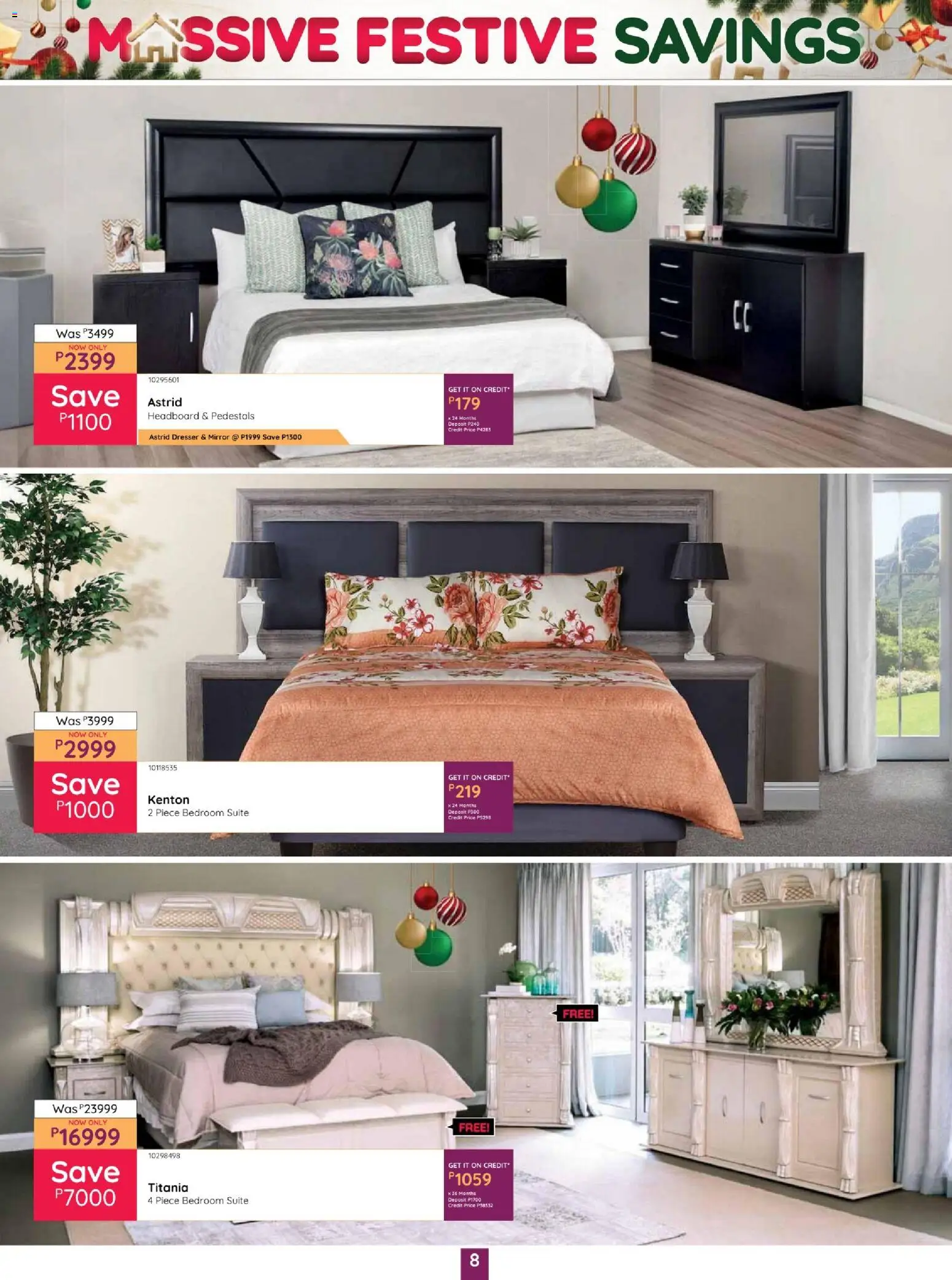 New Bradlows catalogue – valid from 02.12.2025 | Page: 8 | Products: Headboard, Mirror New Bradlows catalogue – valid from 02.12.2025 | Page: 8 | Products: Headboard, Mirror