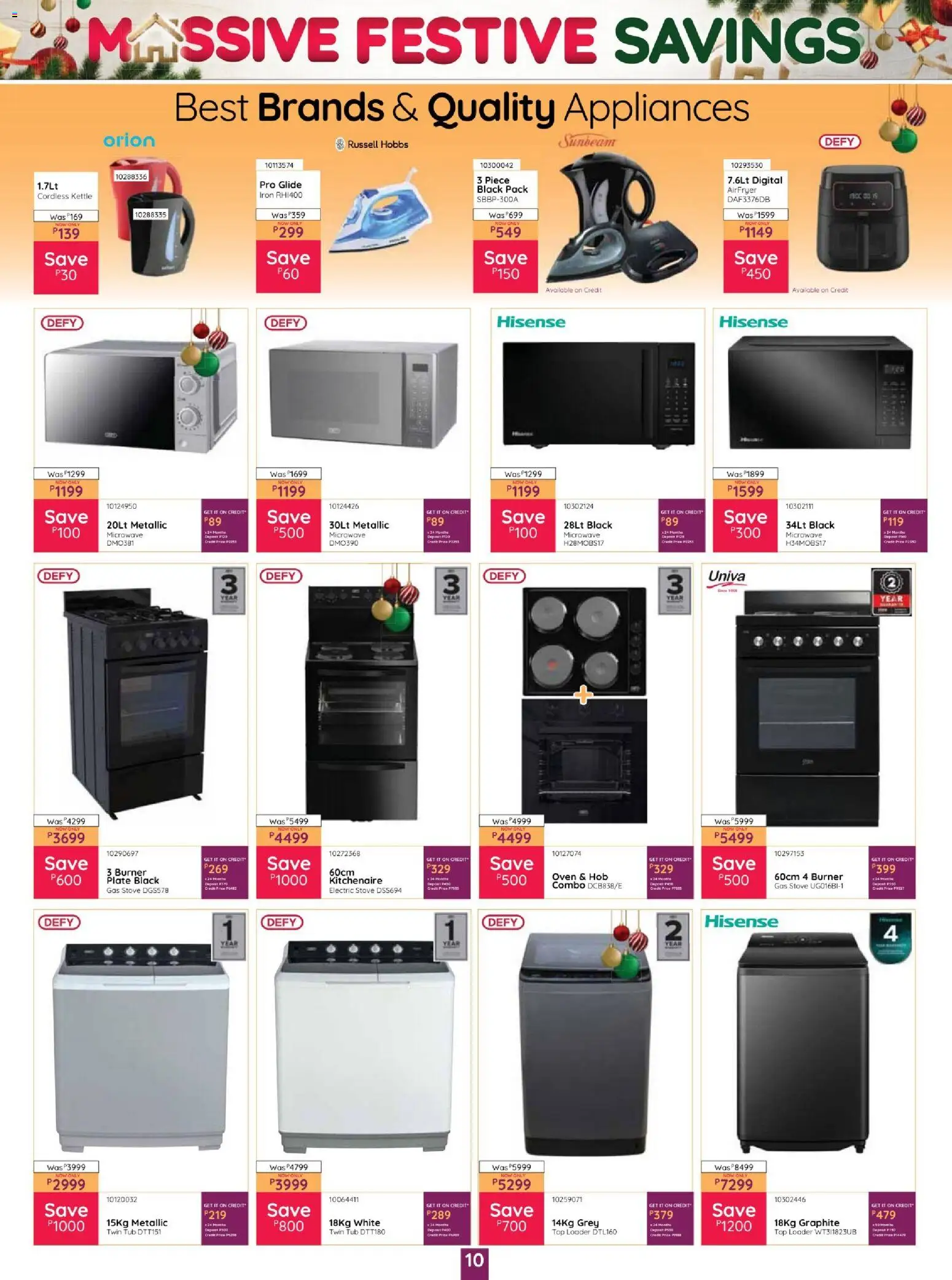 New Bradlows catalogue – valid from 02.12.2025 | Page: 10 | Products: Oven, Stove, Kettle, Microwave New Bradlows catalogue – valid from 02.12.2025 | Page: 10 | Products: Oven, Stove, Kettle, Microwave