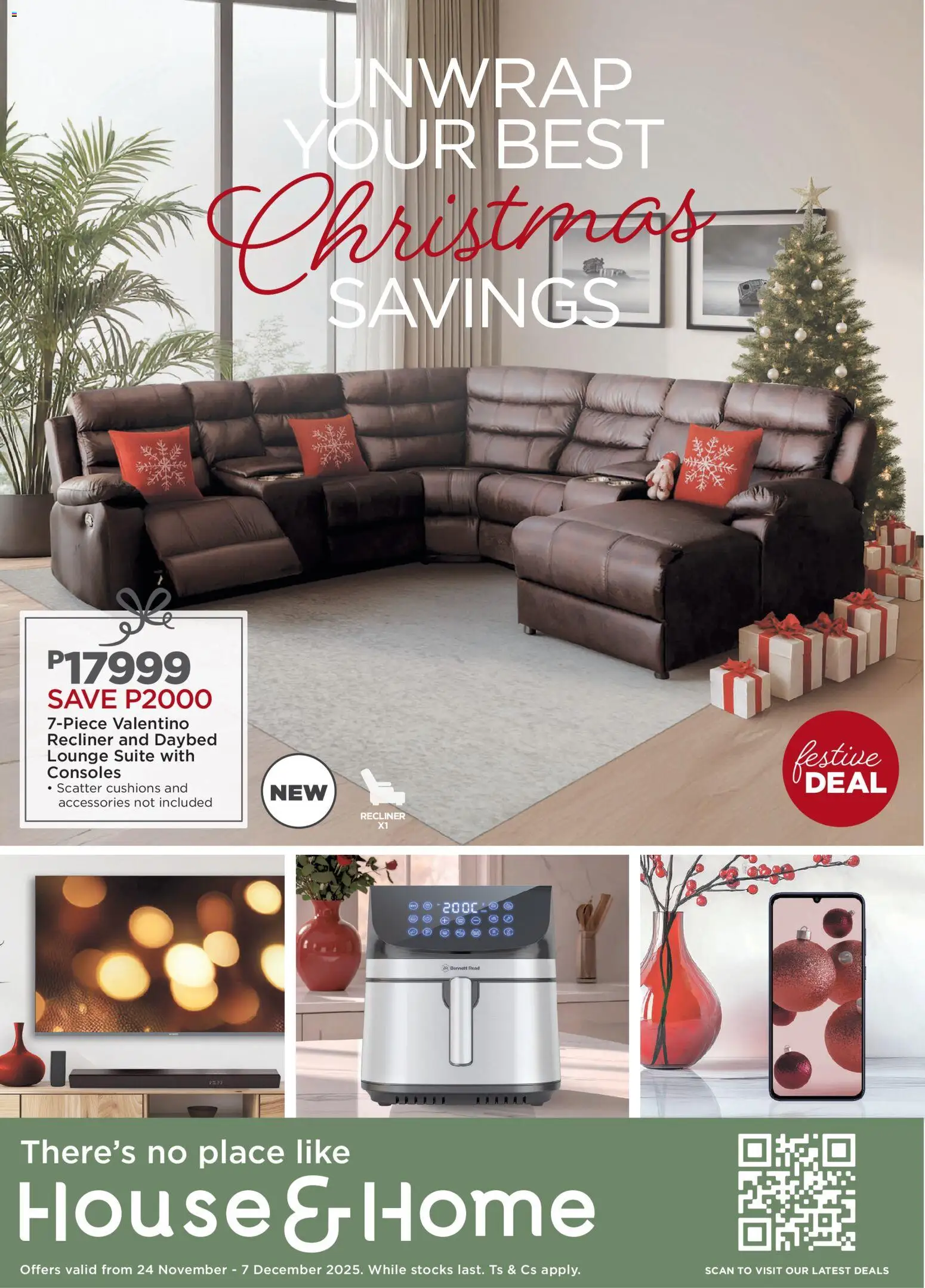 House and Home Christmas Savings Catalogue (24/11/2025 – 07/12/2025) Online