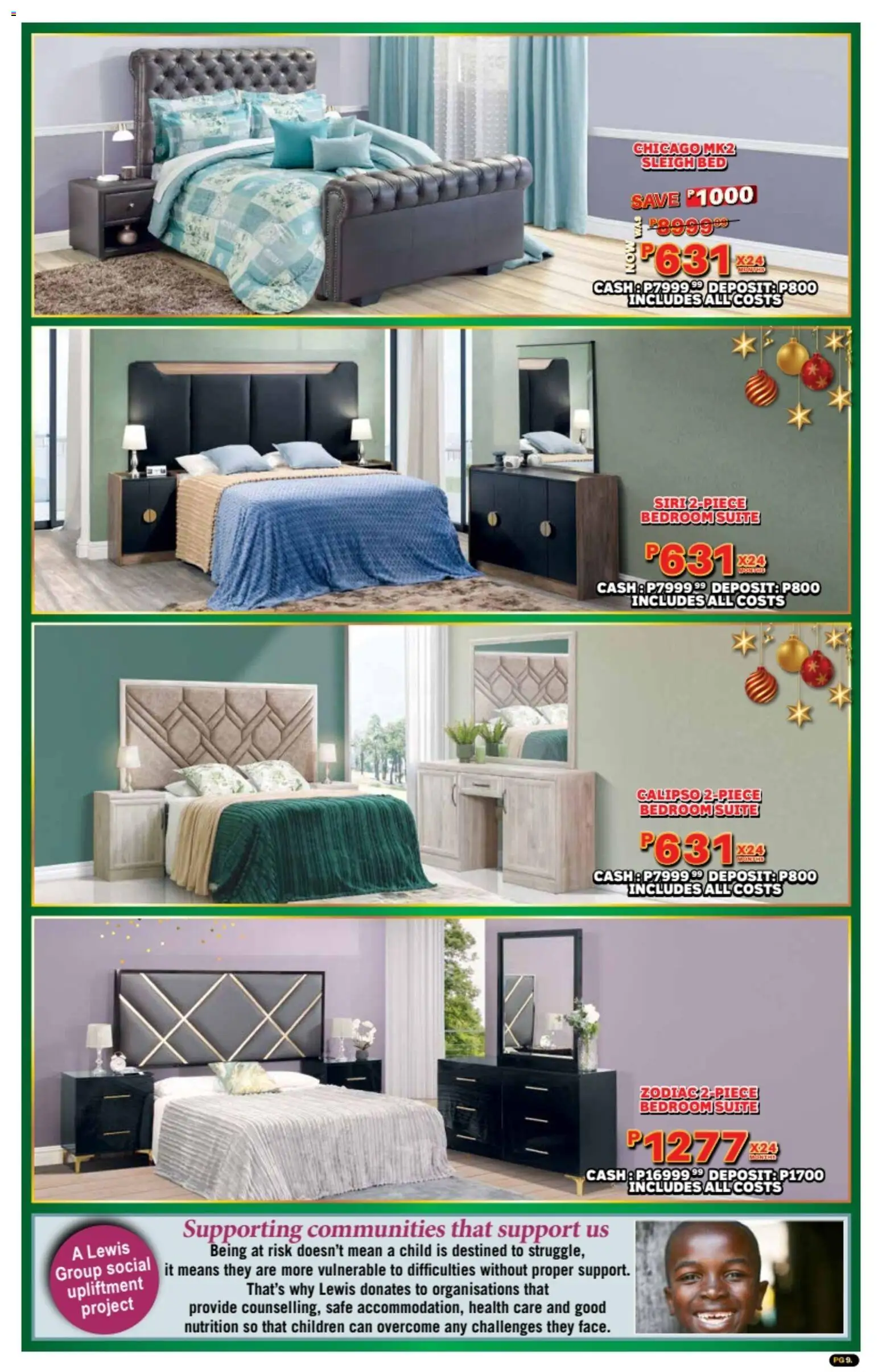 New Lewis Stores catalogue – valid from 10.11.2025 | Page: 9 | Products: Bed
