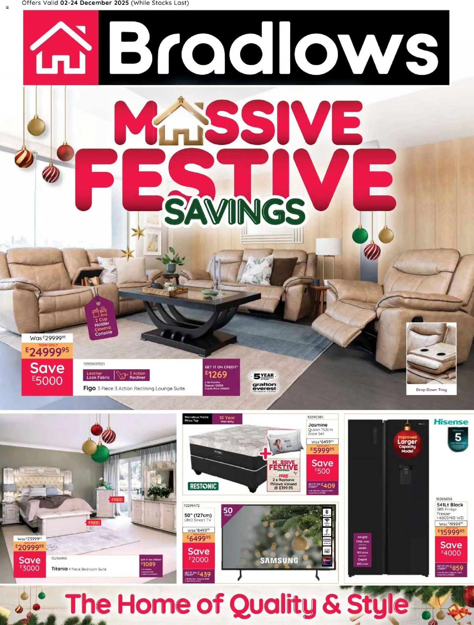 Bradlows – Eswatini Festive Savings Catalogue (02/12/2025 – 24/12/2025) Online