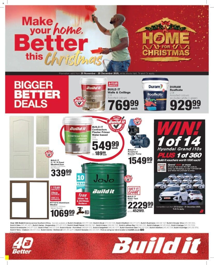 Build It – Eastern Cape – Specials (25/11/2025 – 20/12/2025) Online