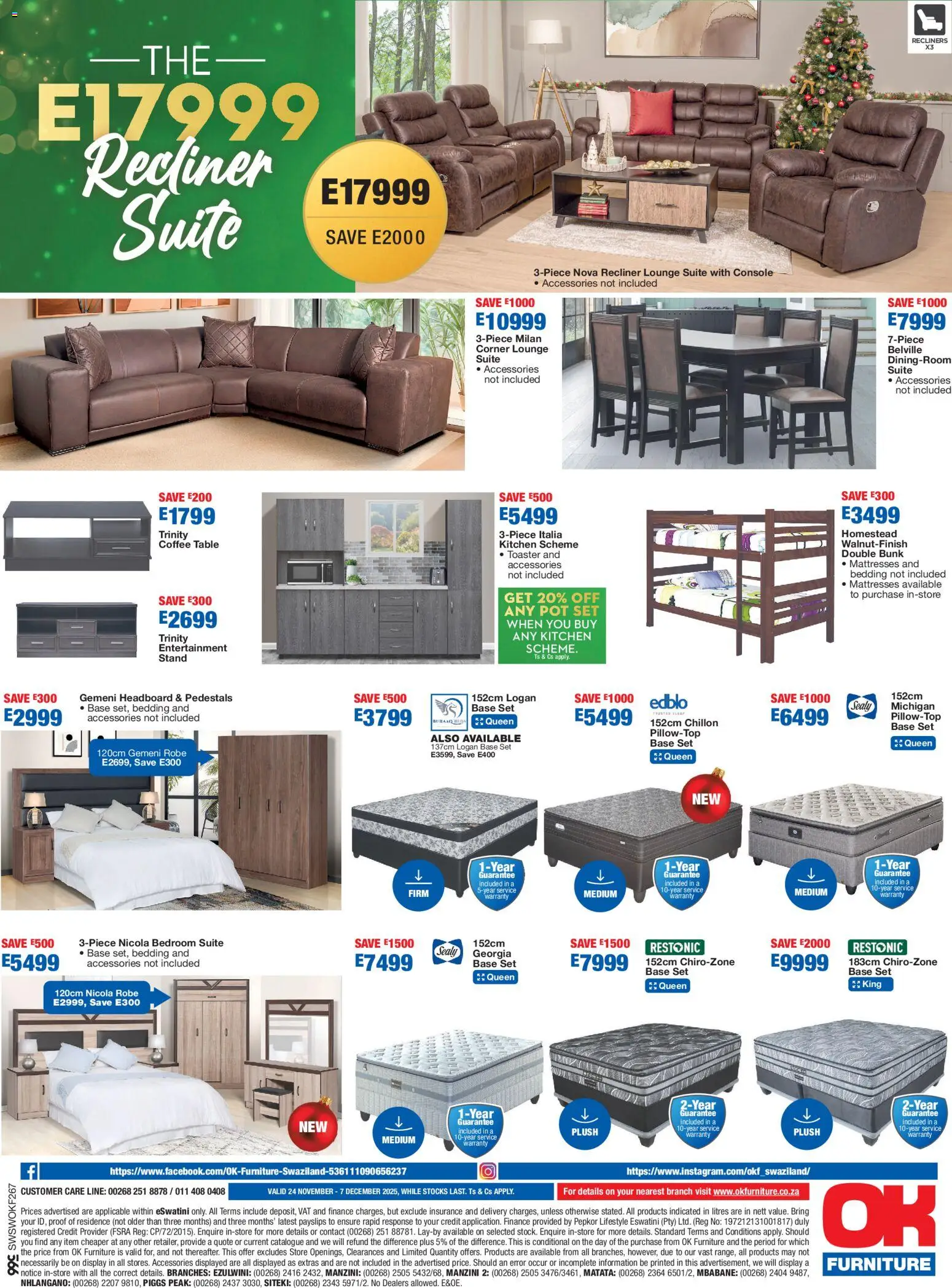 New OK Furniture catalogue – valid from 24.11.2025 | Page: 4 | Products: Toaster, Coffee table, Coffee, Double bunk