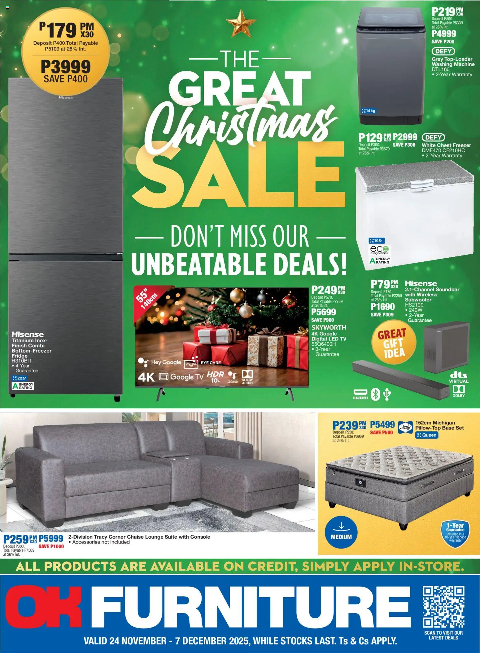 Ok Furniture Specials Botswana The Great Christmas Sale 24 November 1