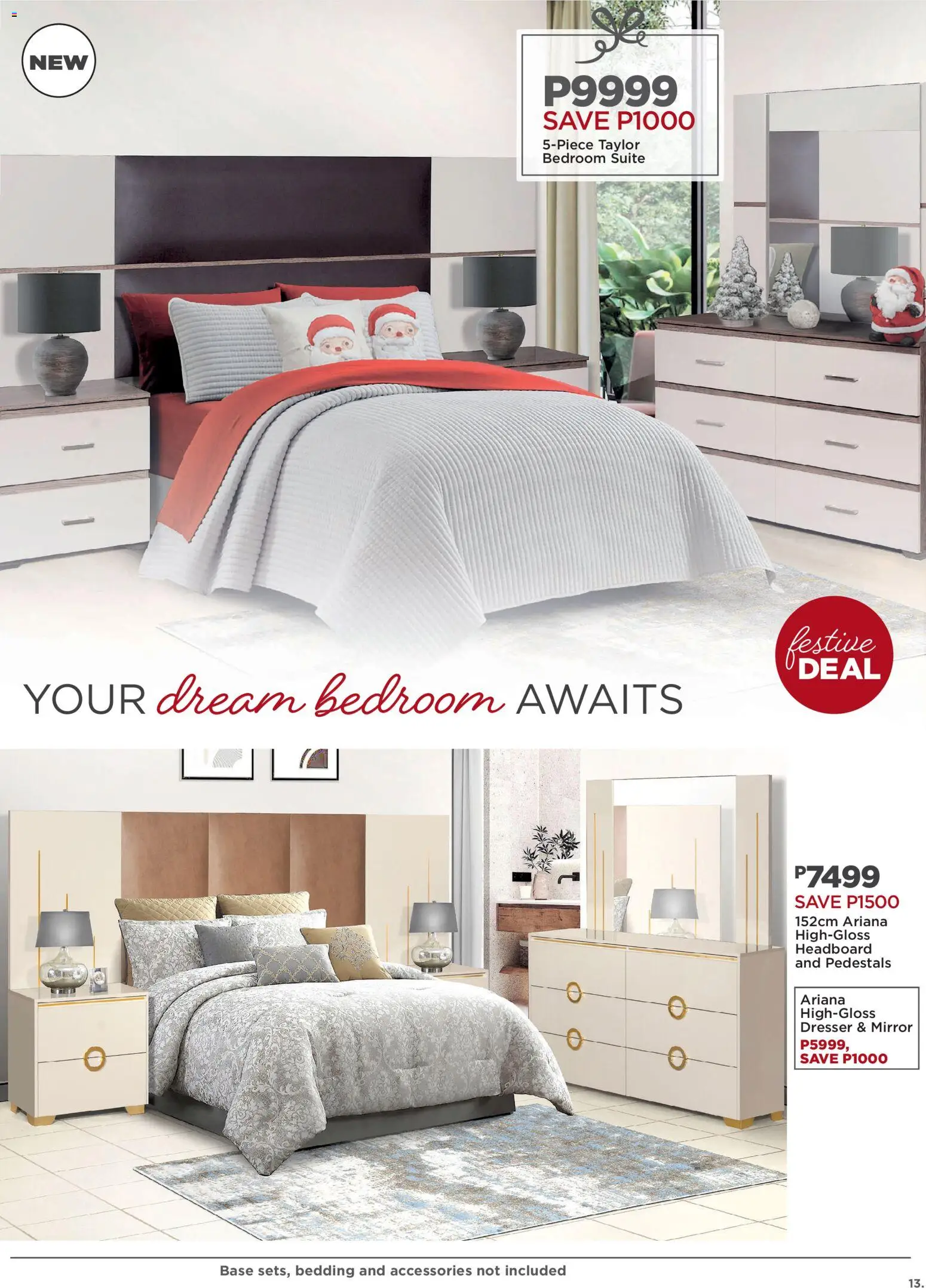New House and Home catalogue – valid from 10.11.2025 | Page: 13 | Products: Headboard, Mirror