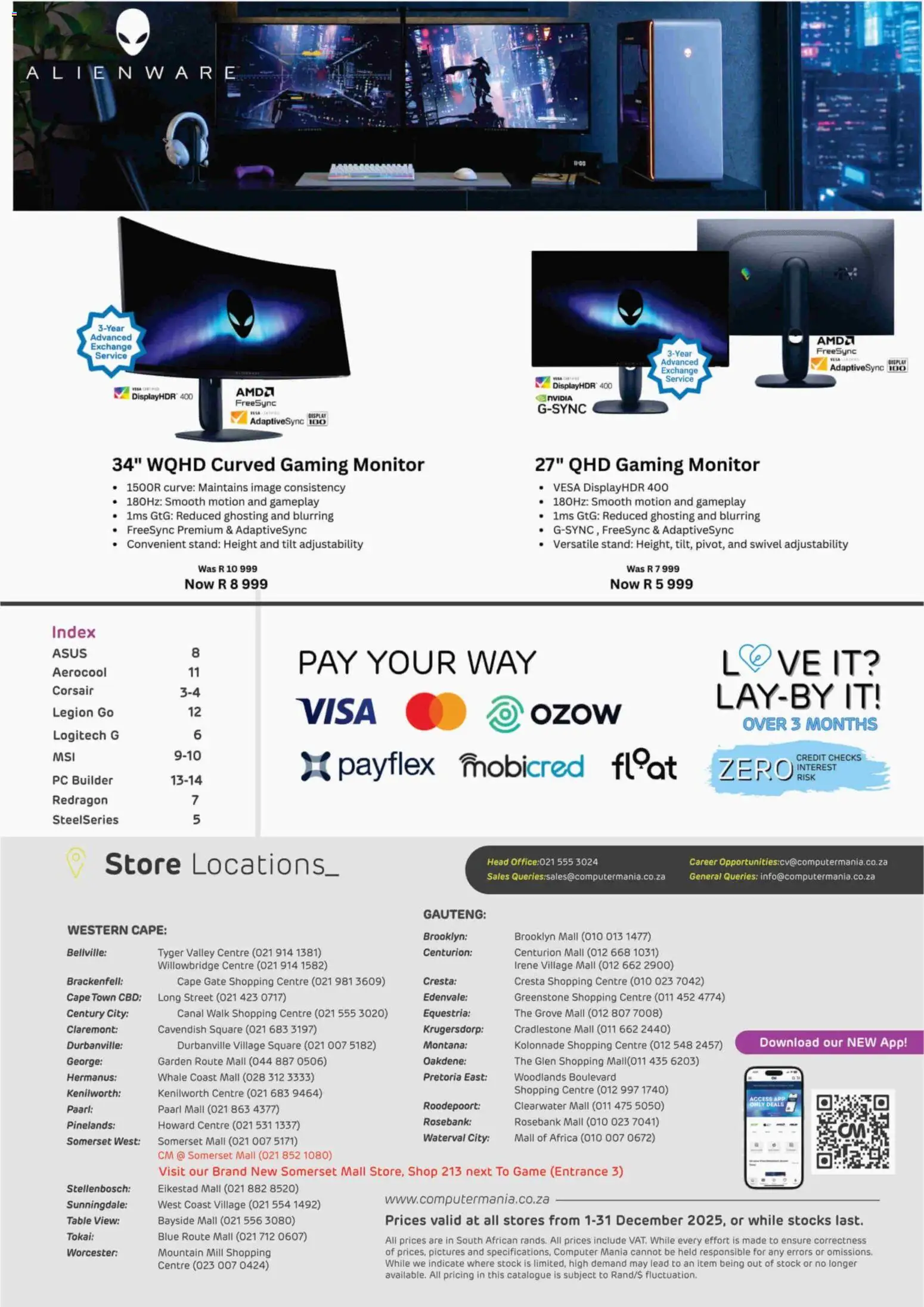 New Computer Mania catalogue – valid from 01.12.2025 | Page: 2 | Products: Computer, Table, Gate, Stock New Computer Mania catalogue – valid from 01.12.2025 | Page: 2 | Products: Computer, Table, Gate, Stock