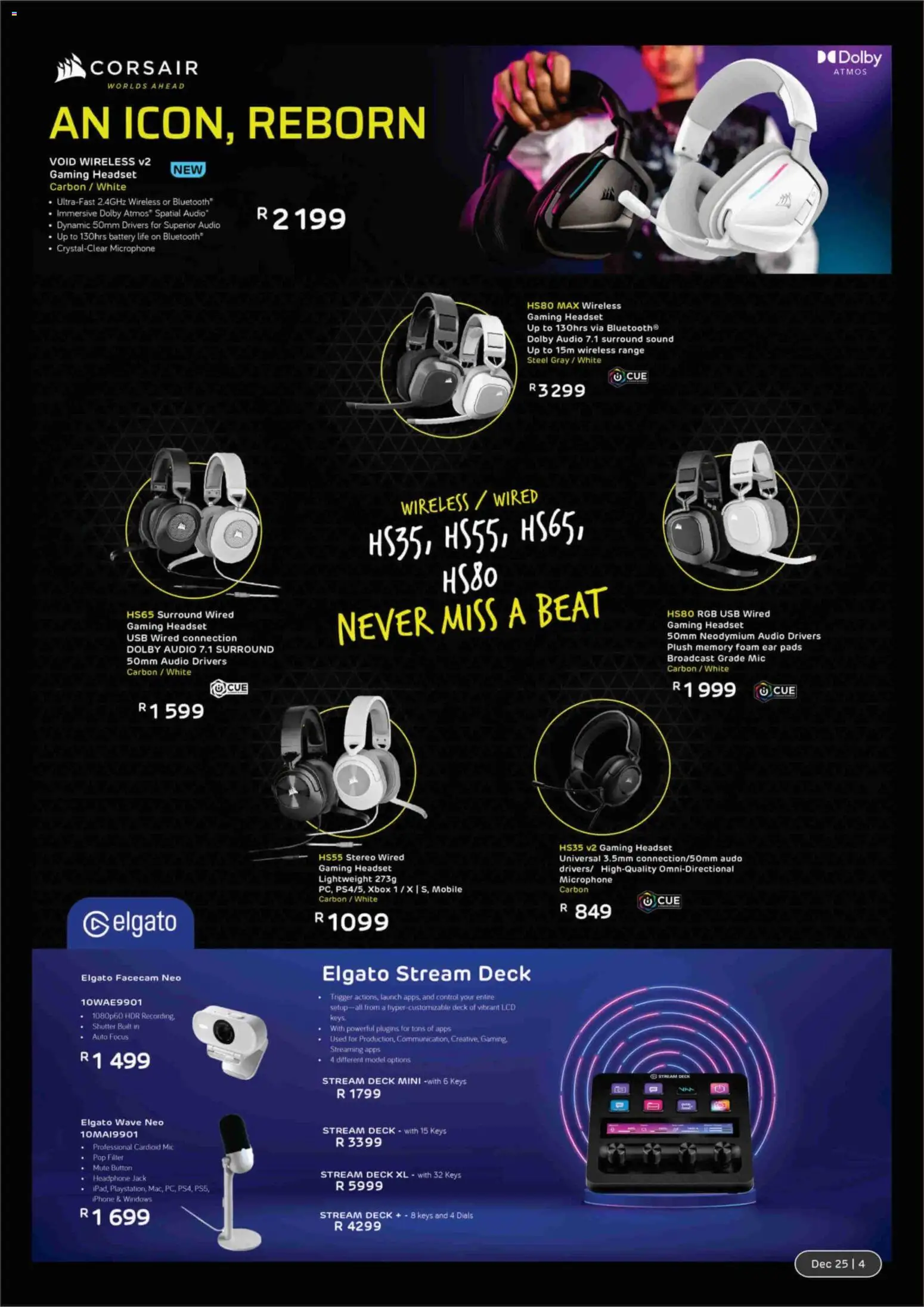 New Computer Mania catalogue – valid from 01.12.2025 | Page: 5 | Products: Headset, Phone, Microphone, Foam New Computer Mania catalogue – valid from 01.12.2025 | Page: 5 | Products: Headset, Phone, Microphone, Foam