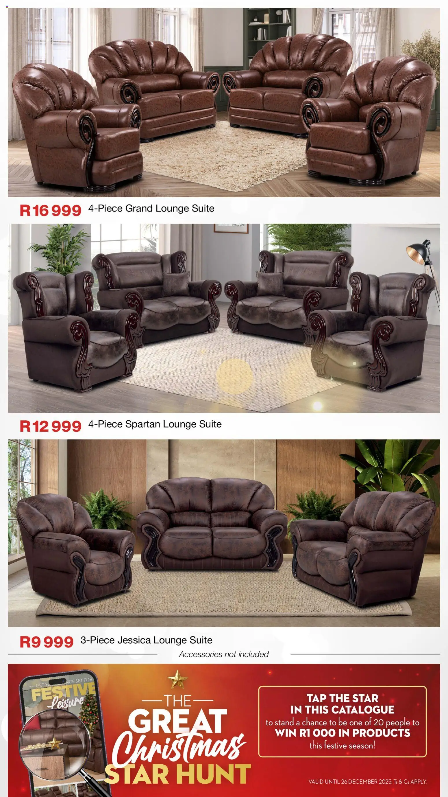 New OK Furniture catalogue – valid from 17.11.2025 | Page: 4 | Products: Lounge suite, Tap New OK Furniture catalogue – valid from 17.11.2025 | Page: 4 | Products: Lounge suite, Tap
