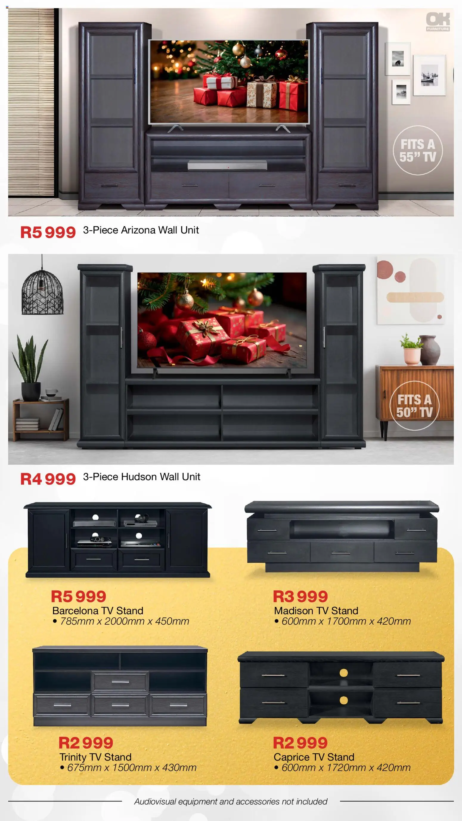 New OK Furniture catalogue – valid from 17.11.2025 | Page: 10 | Products: TV, Wall unit New OK Furniture catalogue – valid from 17.11.2025 | Page: 10 | Products: TV, Wall unit