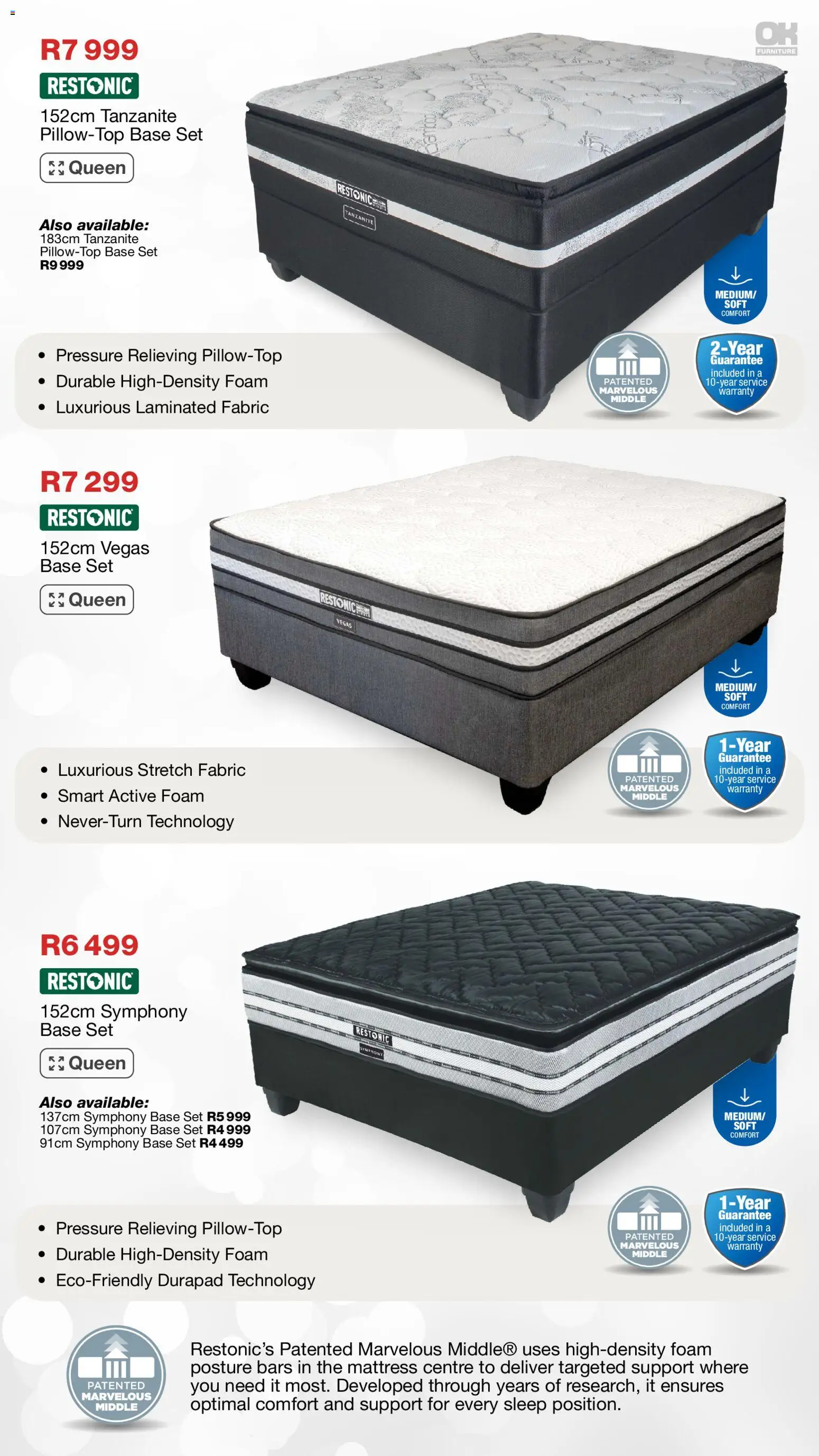 New OK Furniture catalogue – valid from 17.11.2025 | Page: 24 | Products: Mattress, Foam New OK Furniture catalogue – valid from 17.11.2025 | Page: 24 | Products: Mattress, Foam
