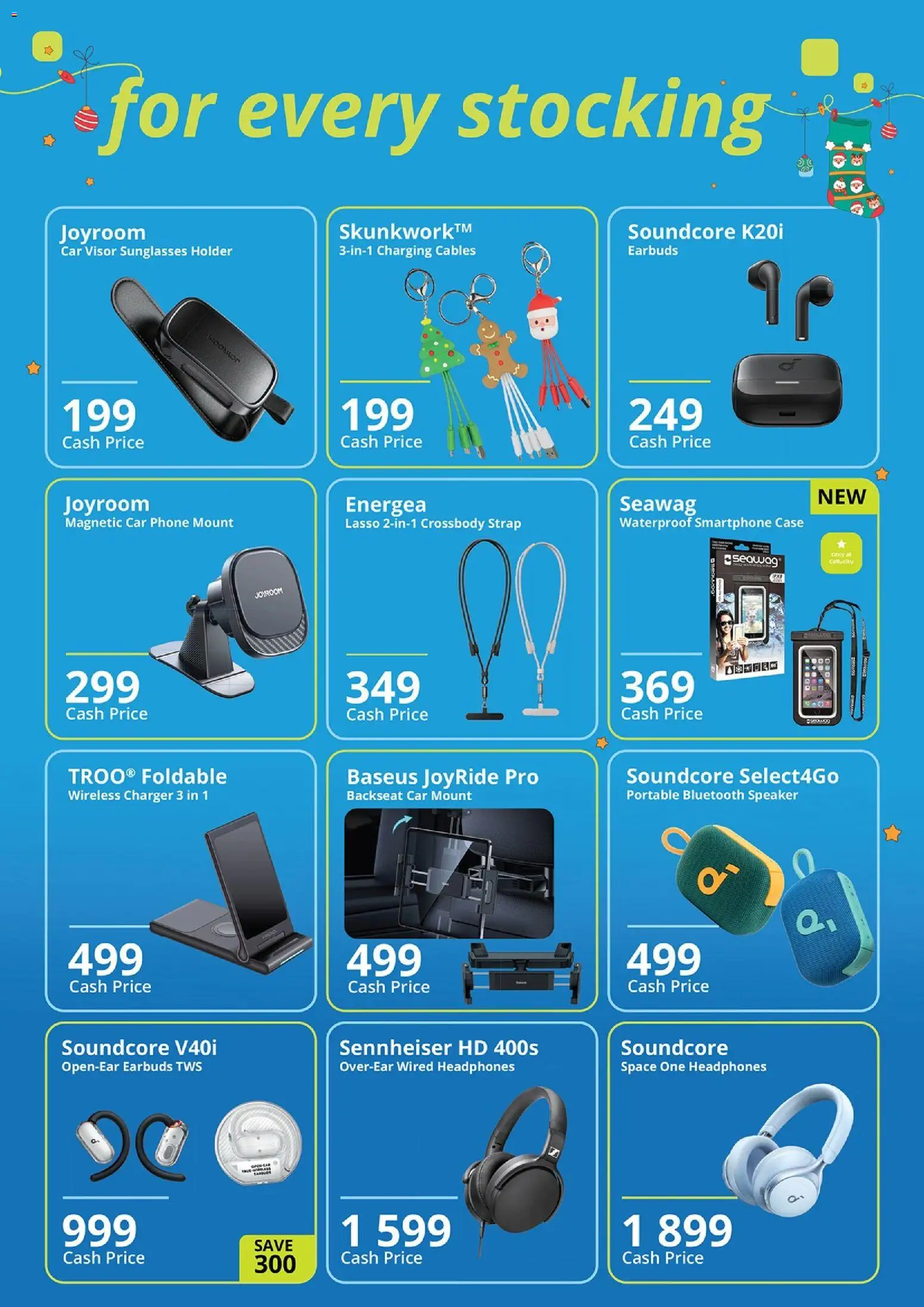 New Cellucity catalogue – valid from 09.12.2025 | Page: 5 | Products: Phone, Headphones, Speaker, Charger New Cellucity catalogue – valid from 09.12.2025 | Page: 5 | Products: Phone, Headphones, Speaker, Charger