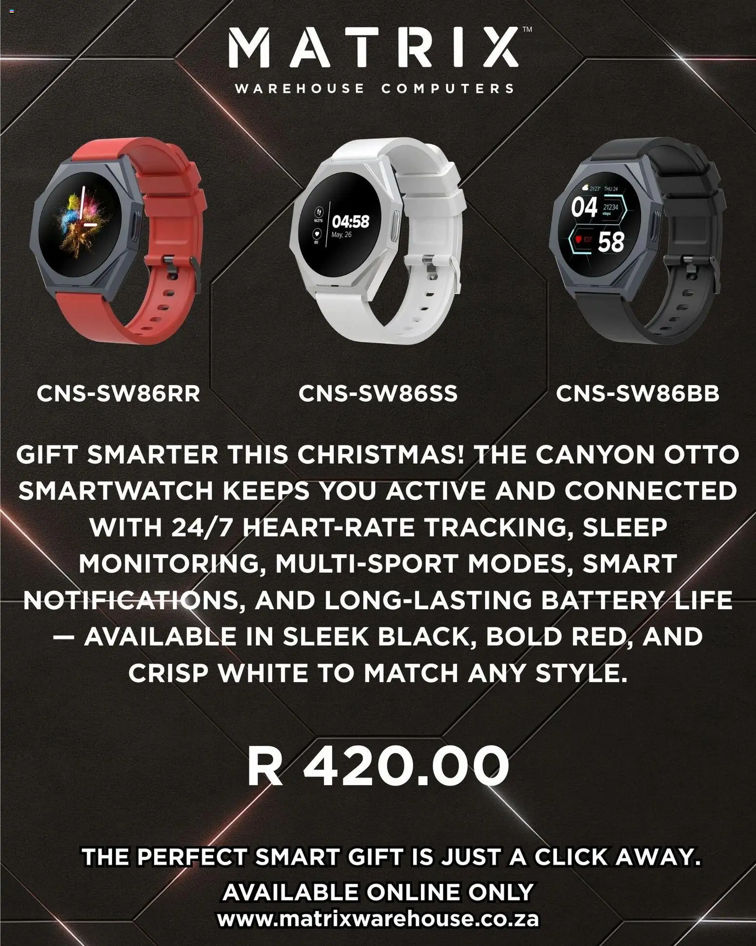 New Matrix Warehouse catalogue – valid from 04.12.2025 | Page: 1 | Products: Smartwatch, Battery New Matrix Warehouse catalogue – valid from 04.12.2025 | Page: 1 | Products: Smartwatch, Battery